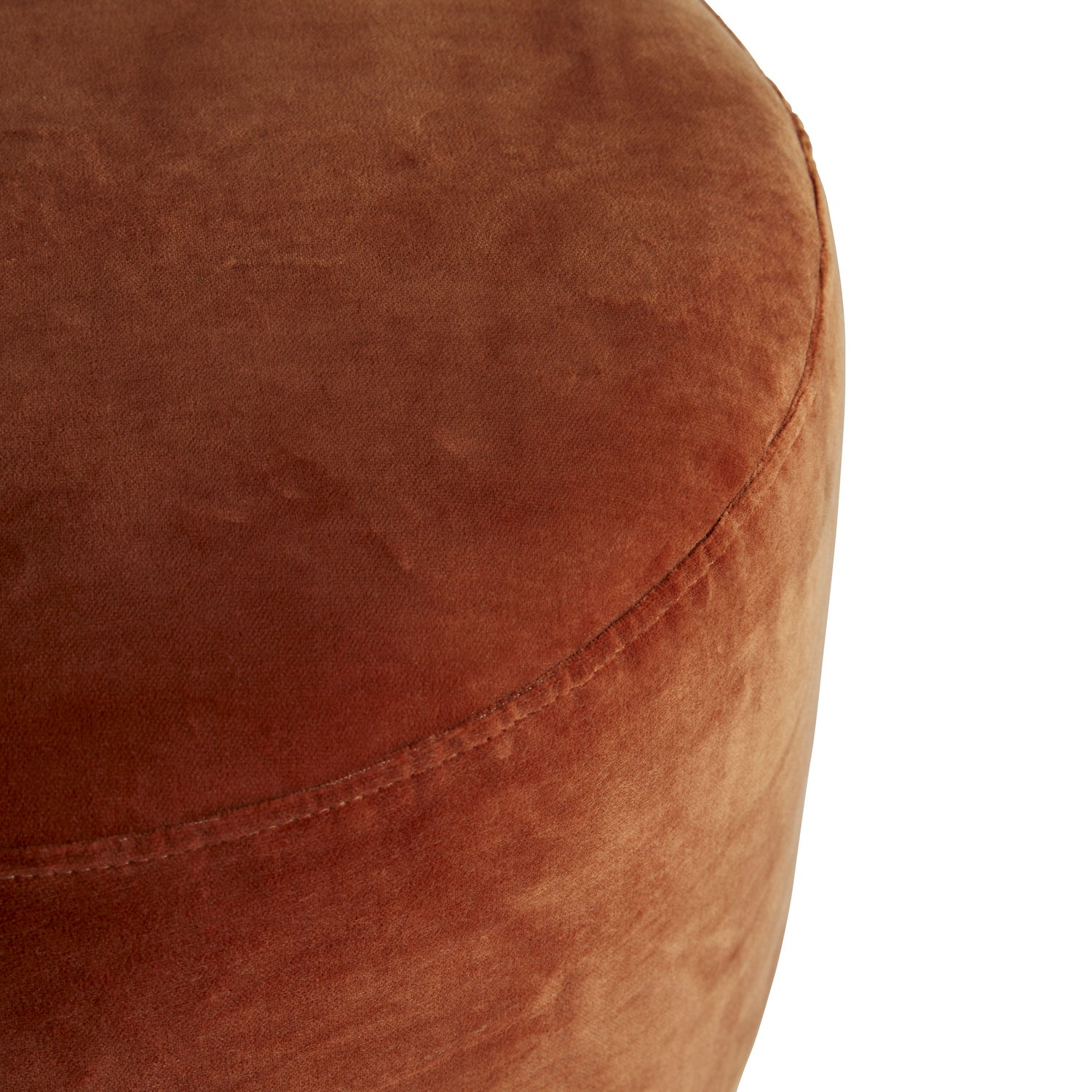 Ottoman from the Avalon collection in Persimmon finish