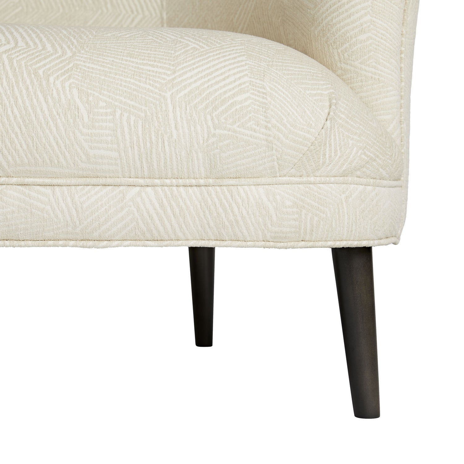 Settee from the Duprey collection in Textured Ivory finish