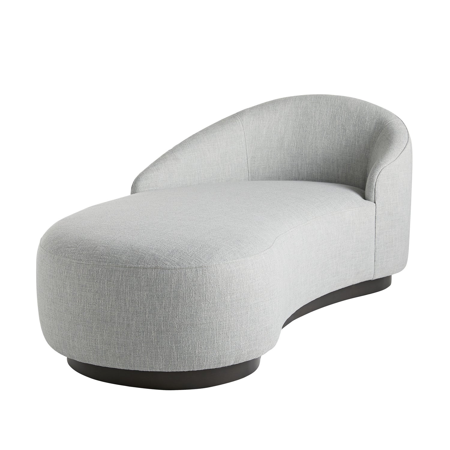 Chaise from the Turner collection in Iceberg finish