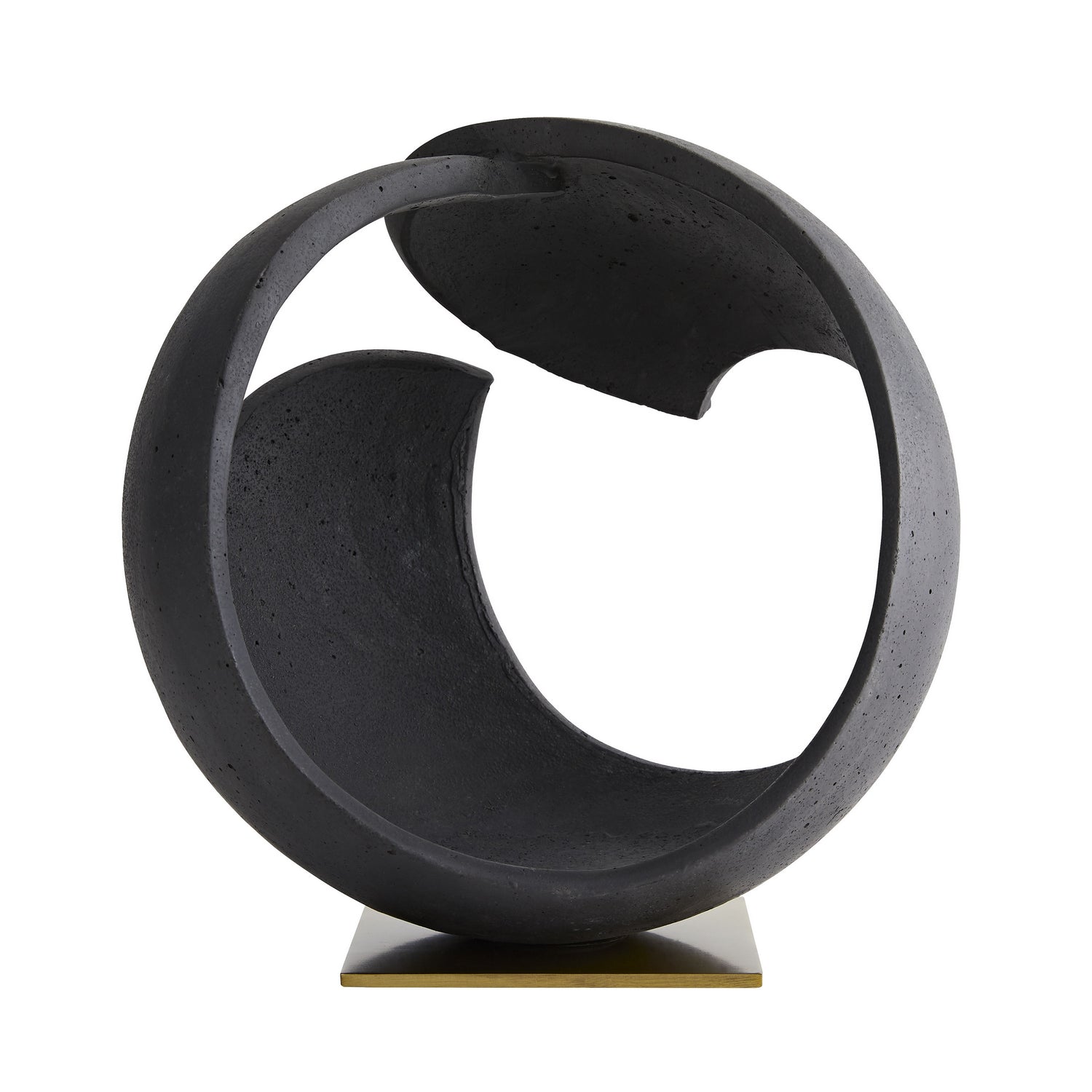 Sculpture from the Dawson collection in Charcoal finish