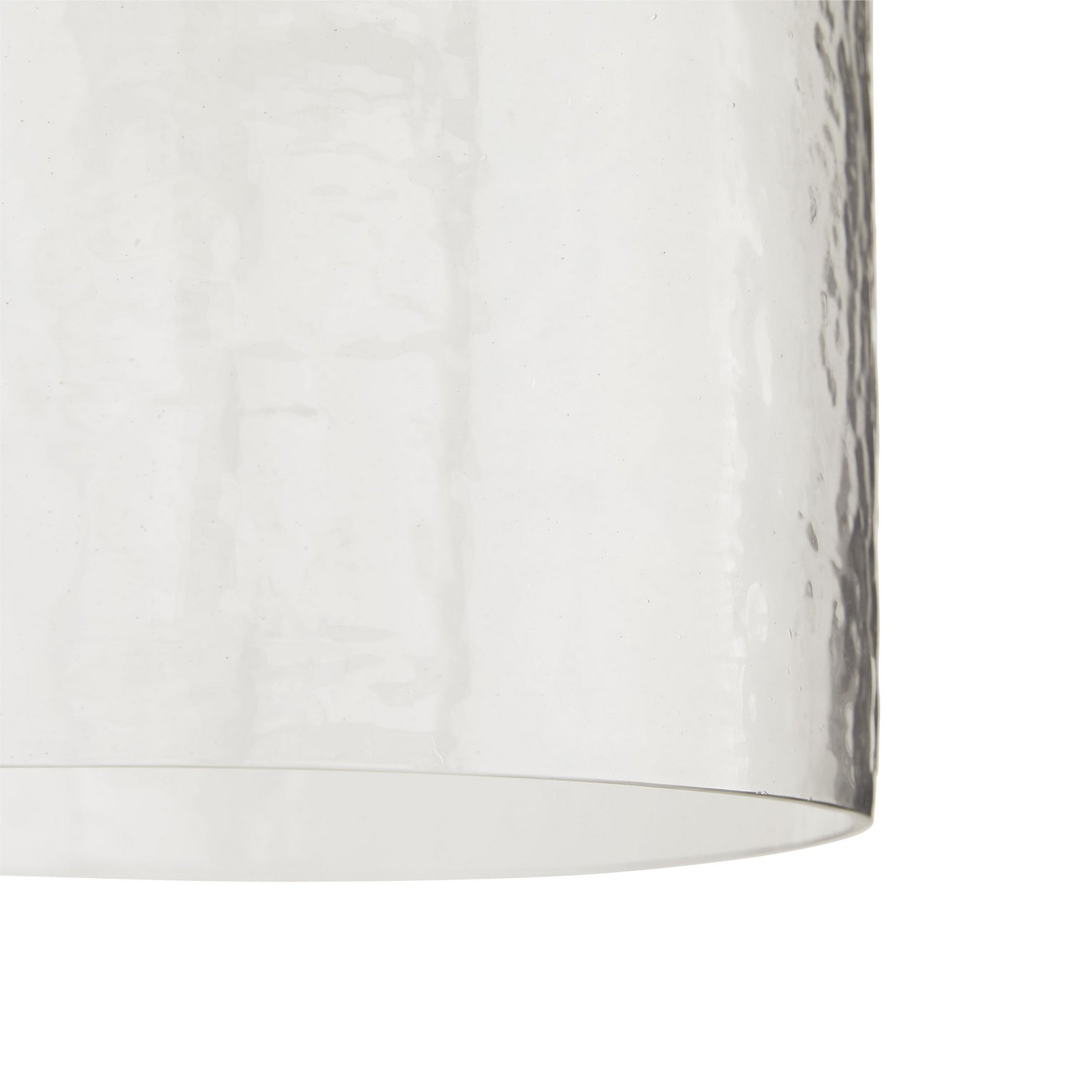 One Light Pendant from the Noreen collection in Clear Hammered finish
