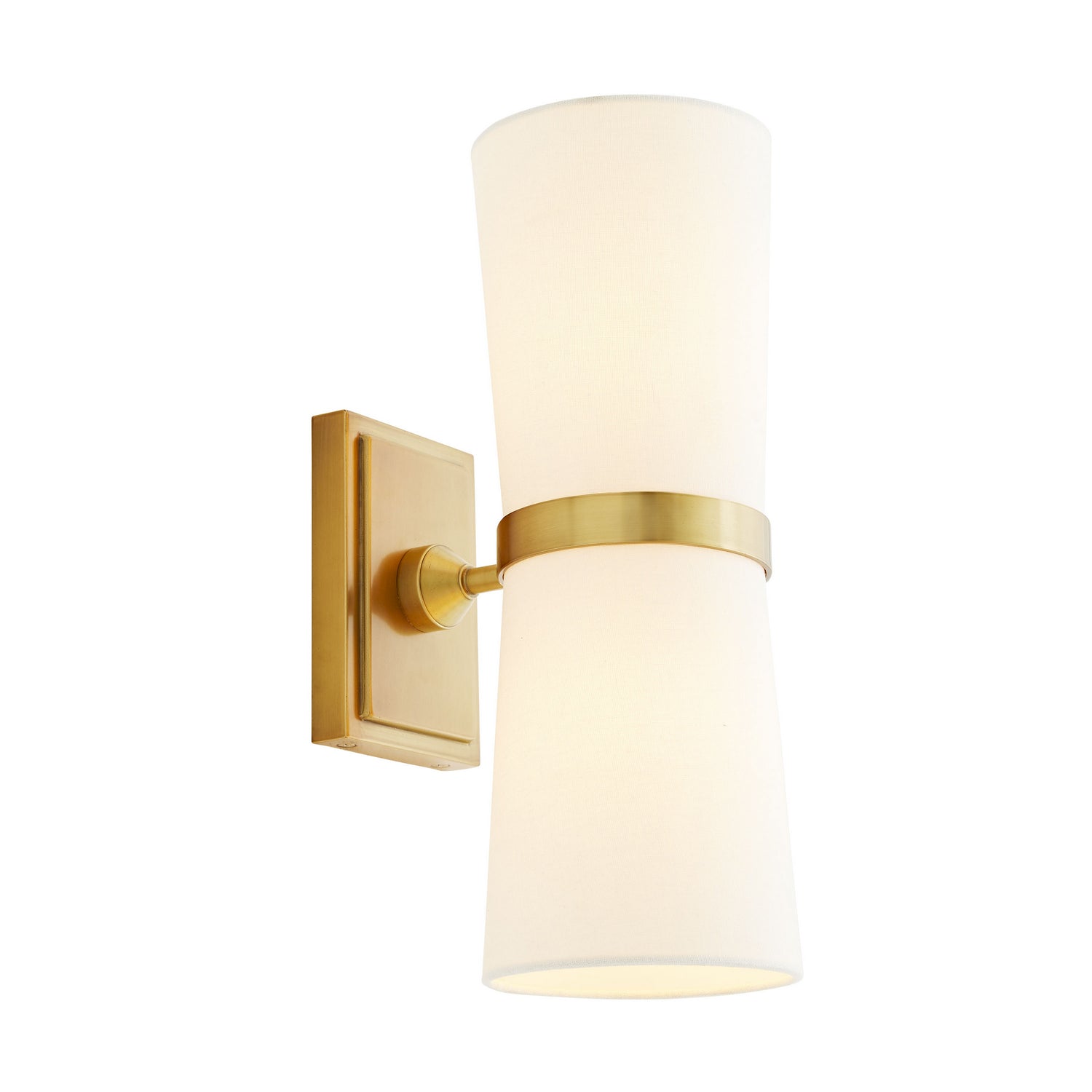 Two Light Wall Sconce from the Inwood collection in Antique Brass finish