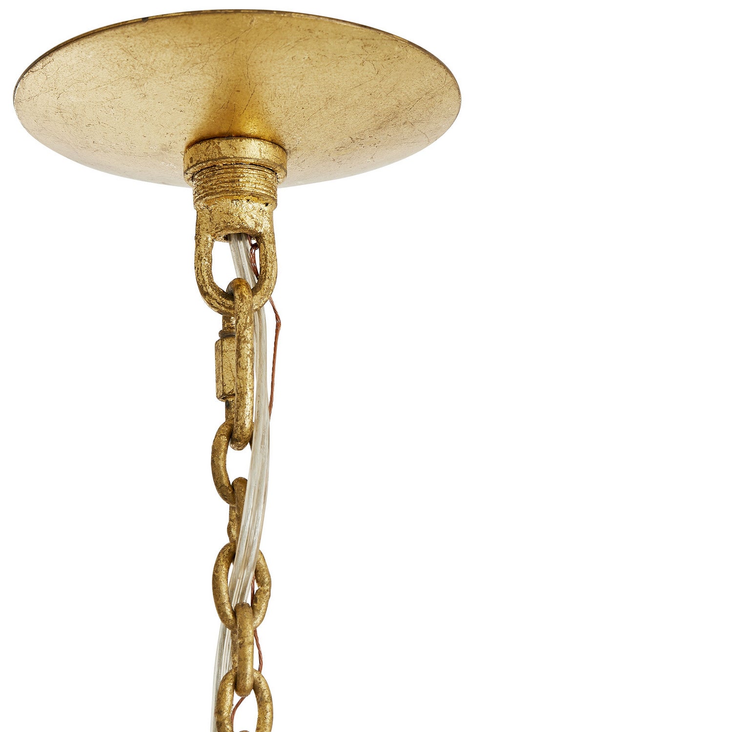12 Light Chandelier from the Prescott collection in Gold Leaf finish