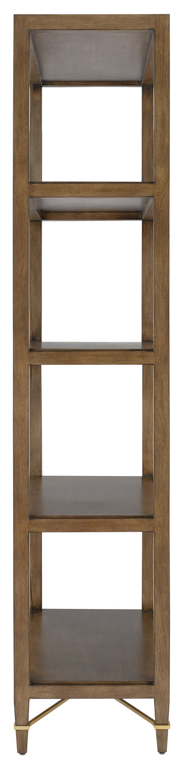 Etagere from the Verona collection in Chanterelle/Champagne finish