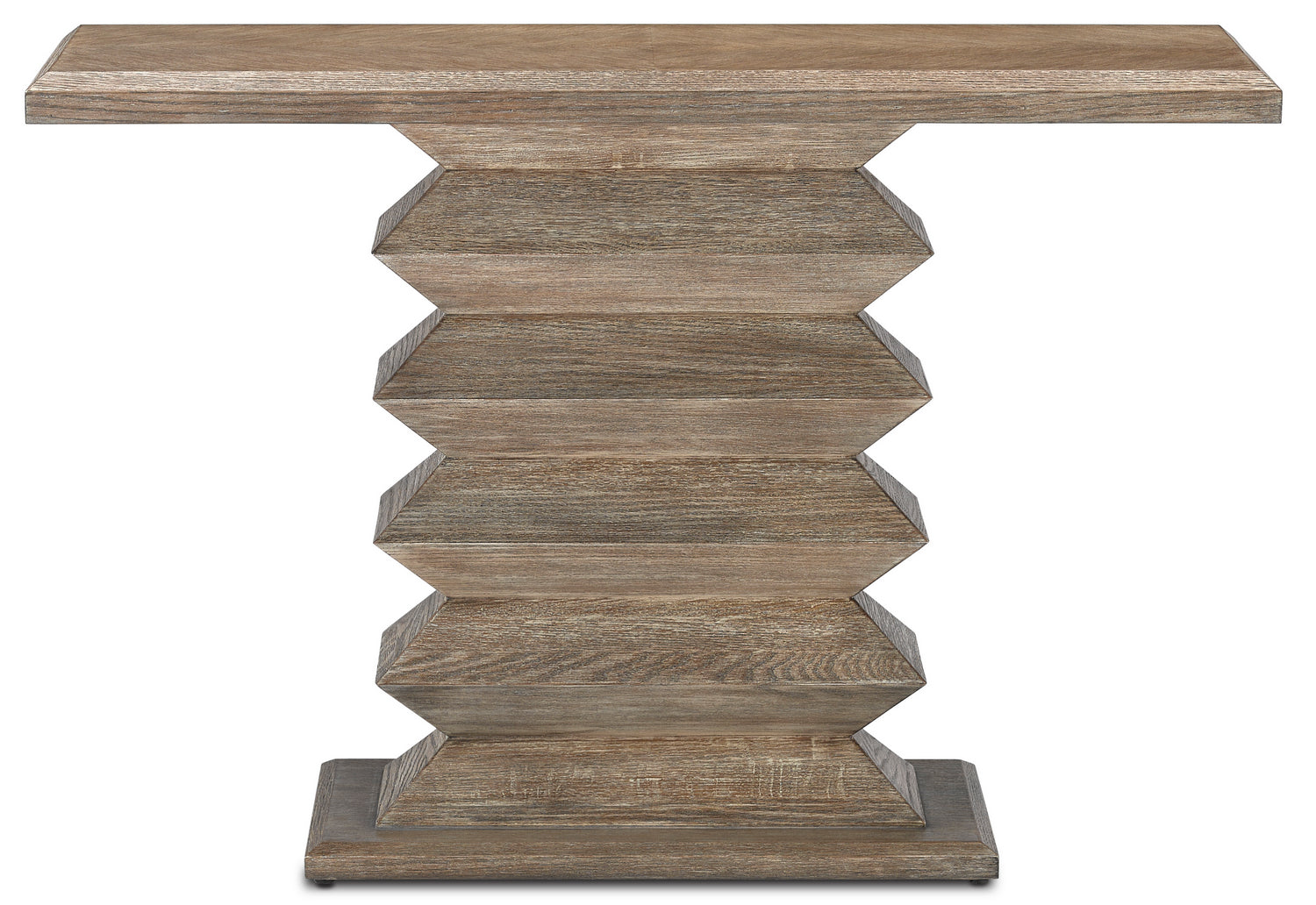 Console Table from the Sayan collection in Light Pepper finish