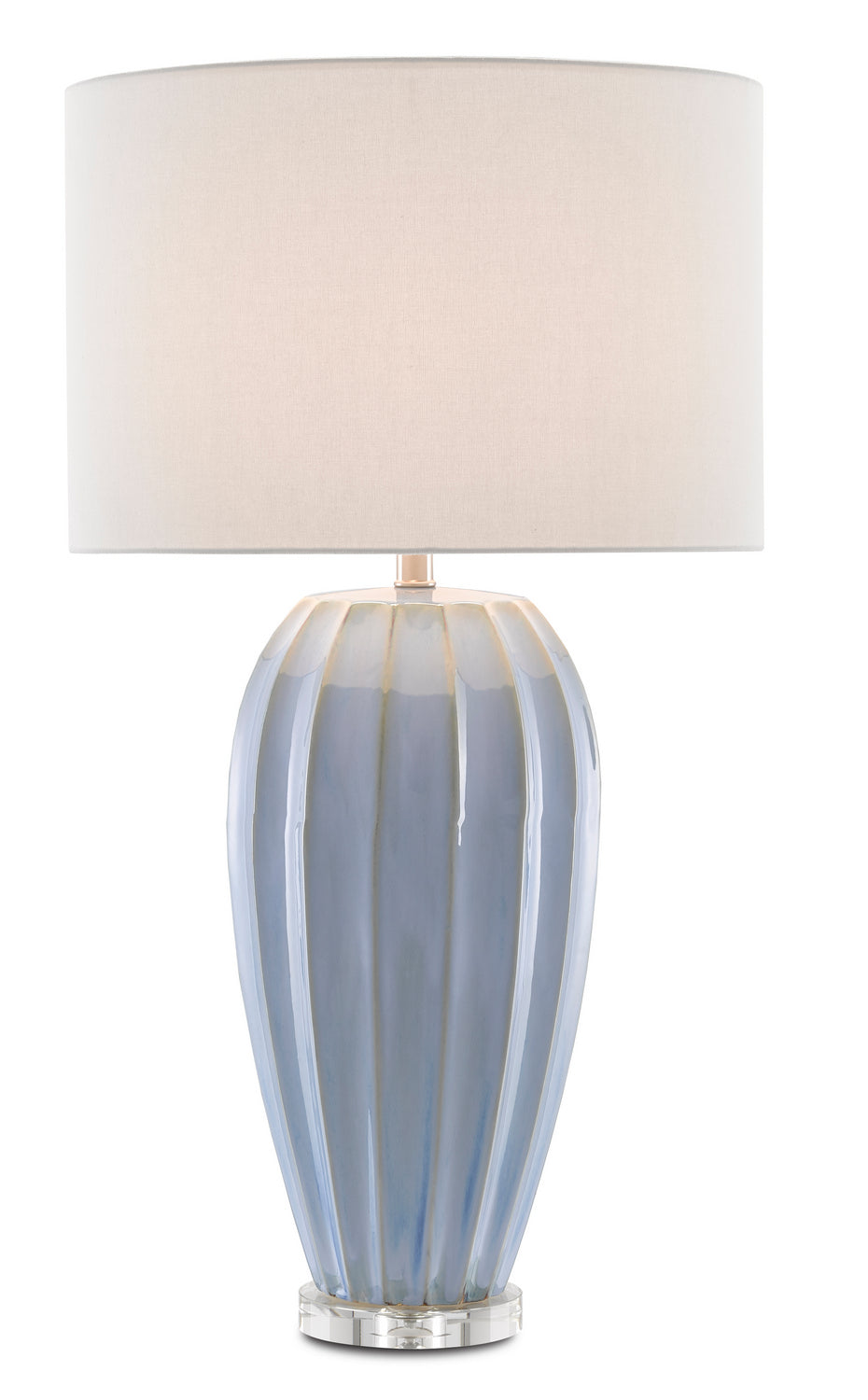 One Light Table Lamp from the Bluestar collection in Light Blue/Clear finish