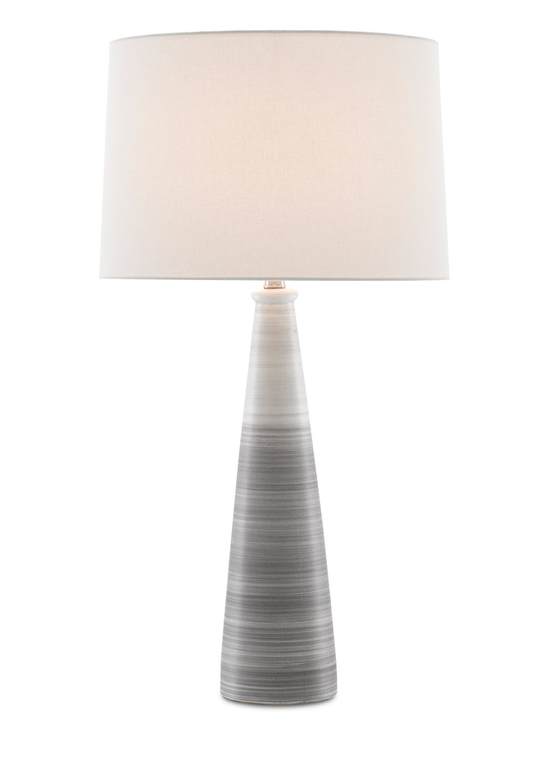 One Light Table Lamp from the Forefront collection in Gray/White finish