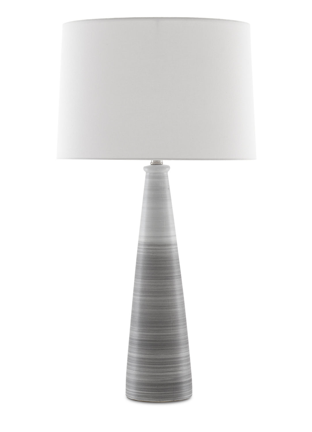 One Light Table Lamp from the Forefront collection in Gray/White finish