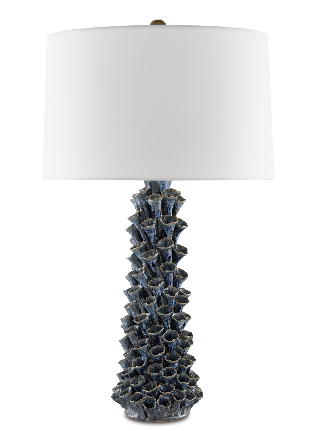 One Light Table Lamp from the Sunken collection in Blue Drip Glaze finish