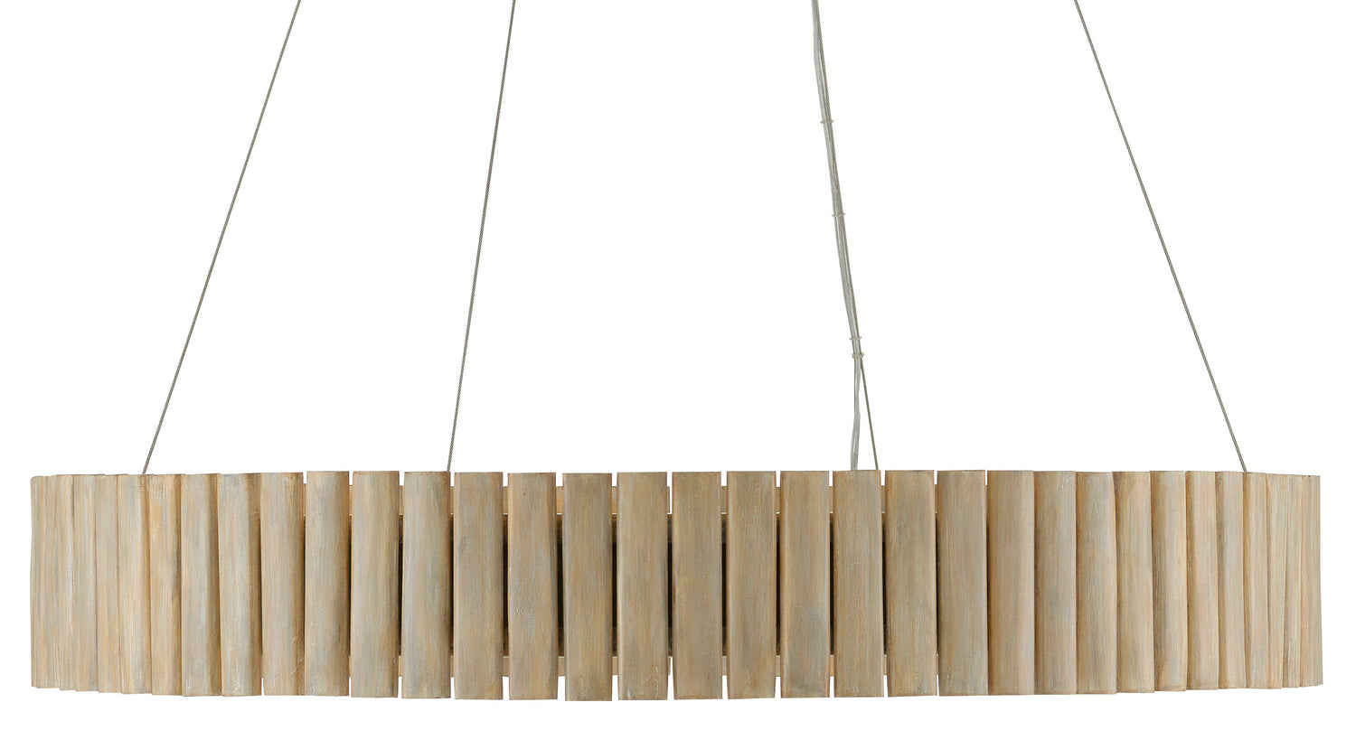 Six Light Chandelier from the Tetterby collection in Light Taupe/Smokewood finish