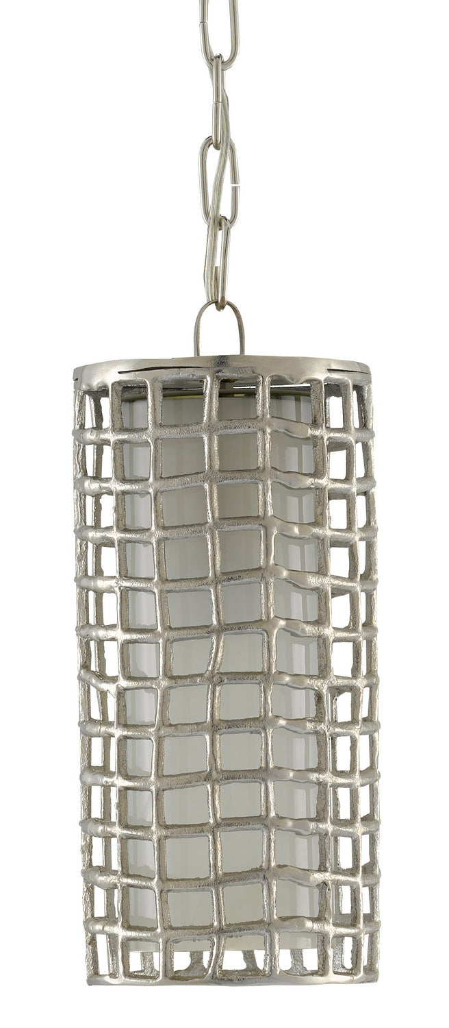 One Light Pendant from the Epigraph collection in Nickel finish