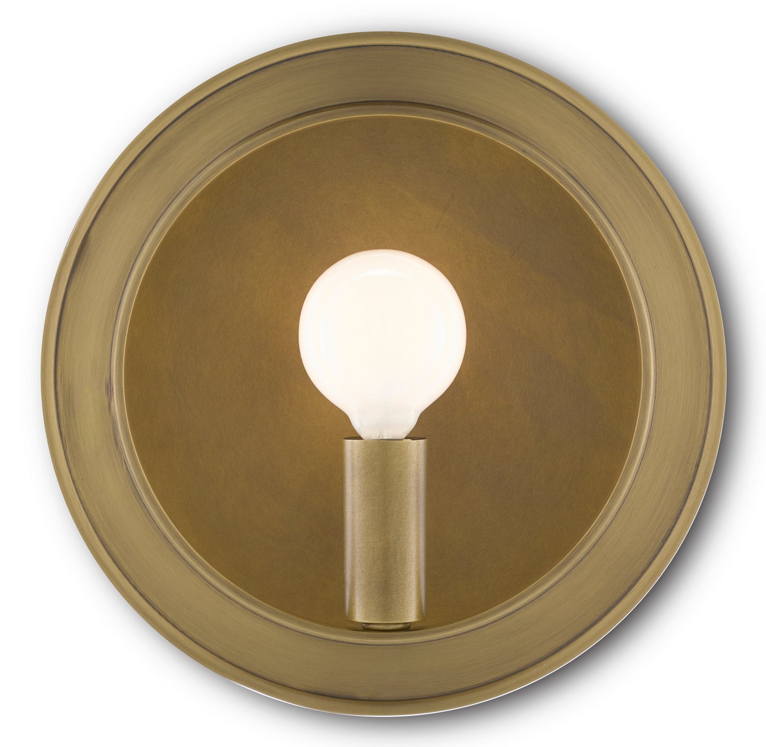 One Light Wall Sconce from the Chaplet collection in Antique Brass finish