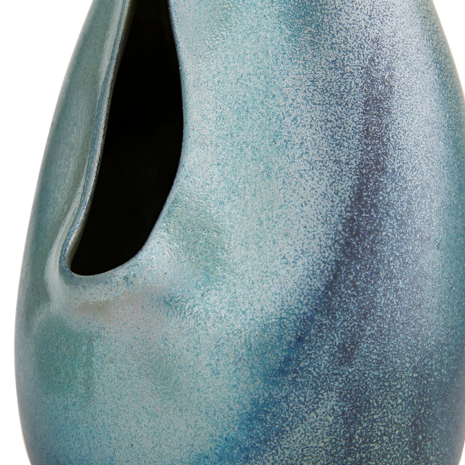 Vases, Set of 2 from the Isaac collection in Waterfall Reactive finish