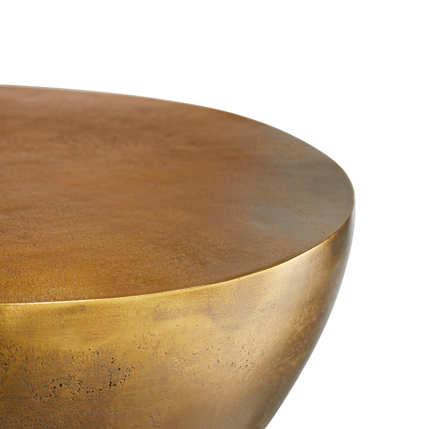 Accent Table from the Hilda collection in Antique Brass finish