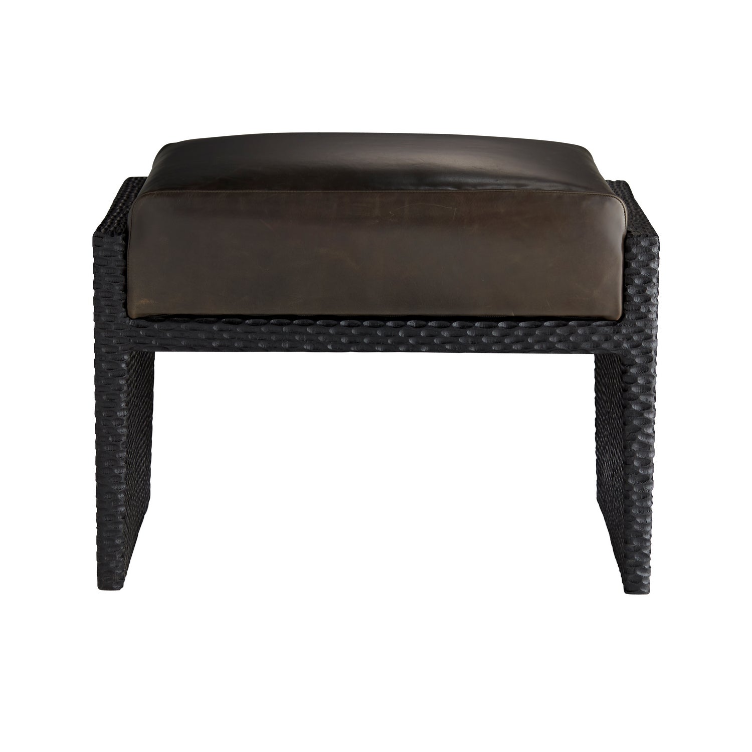 Ottoman from the Isaiah collection in Graphite finish
