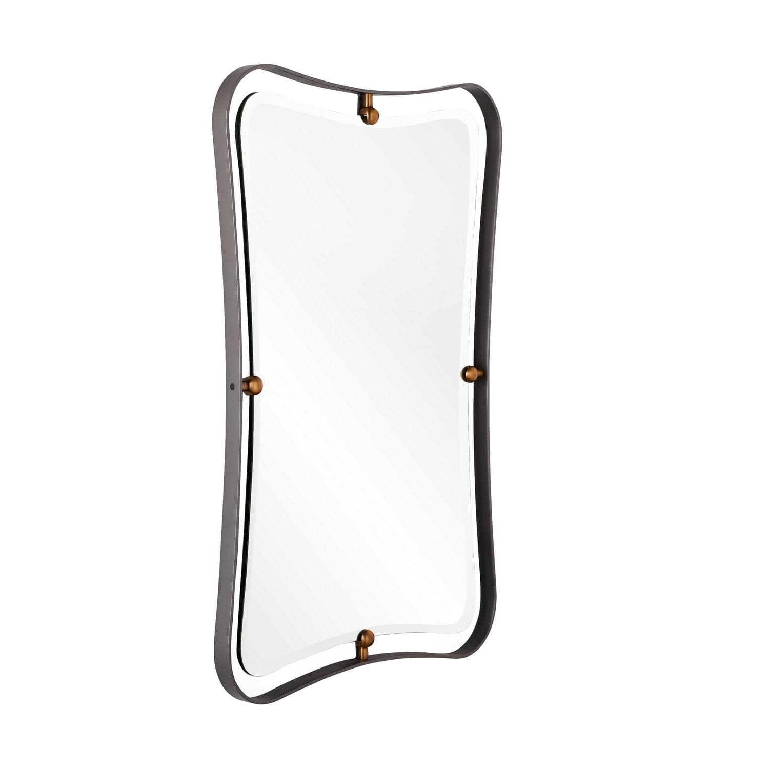 Mirror from the Janey collection in Natural Iron finish