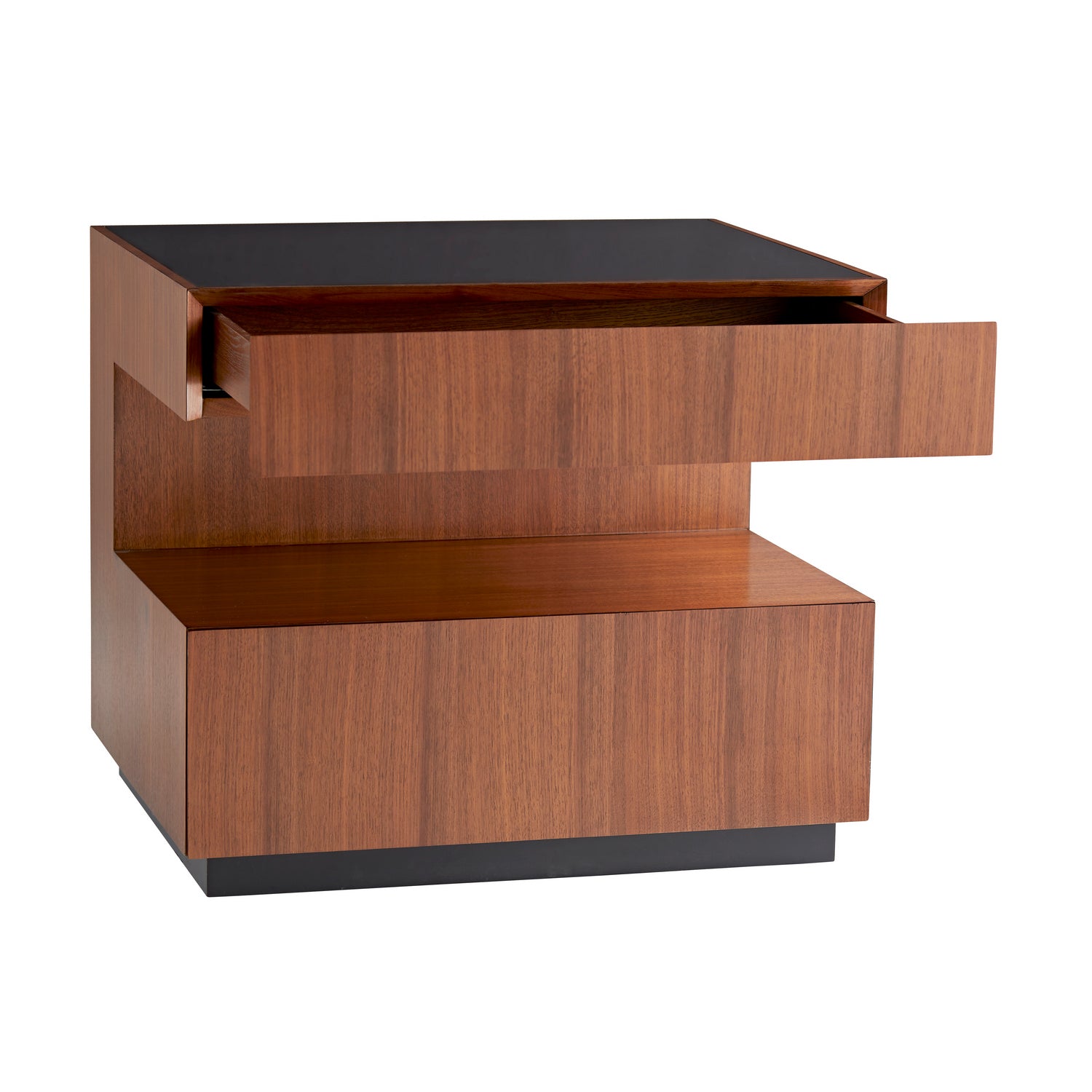 End Table from the Geron collection in Satin Walnut finish