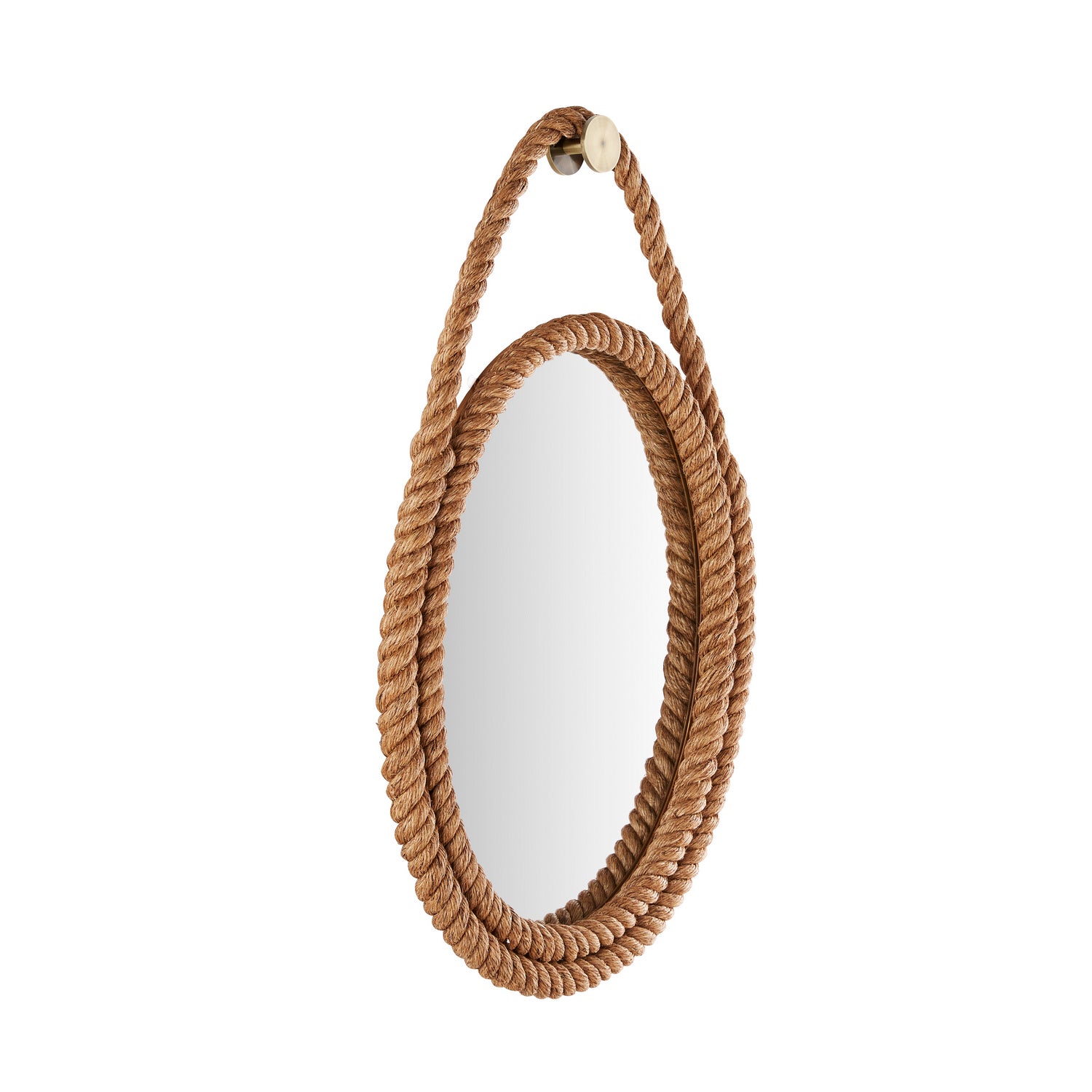 Mirror from the Iberis collection in Natural finish