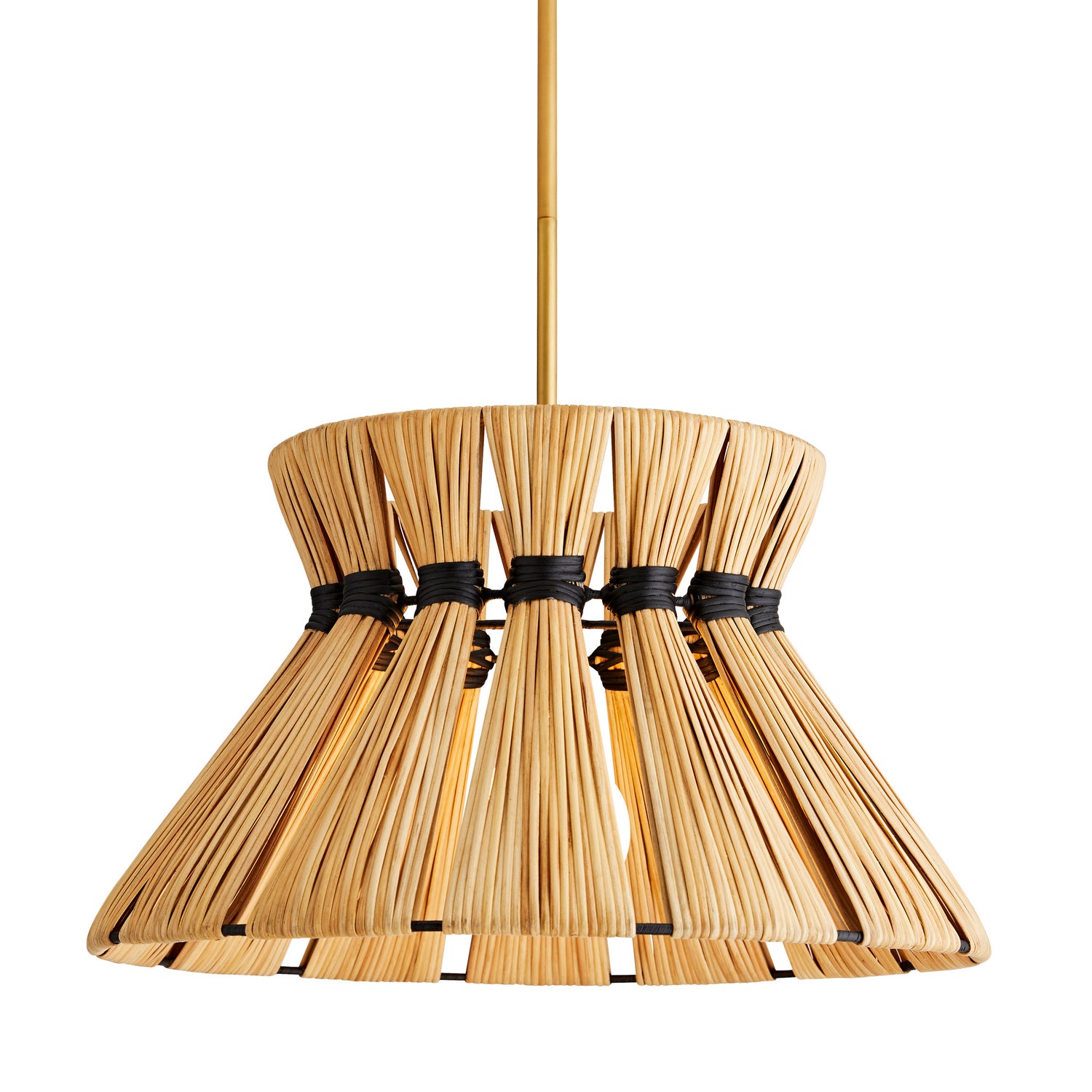 One Light Pendant from the Harvey collection in Natural finish