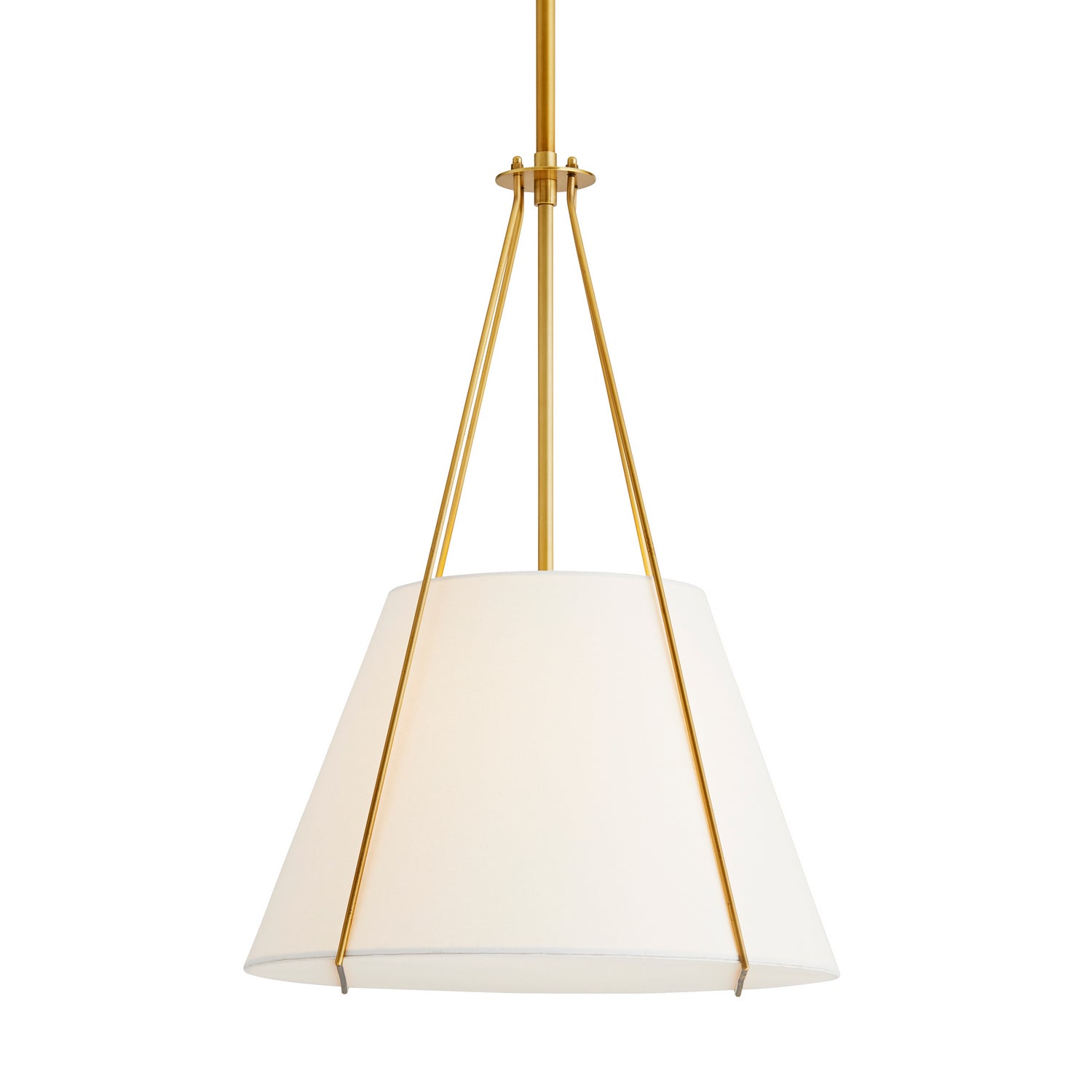 One Light Pendant from the Heloise collection in Antique Brass finish