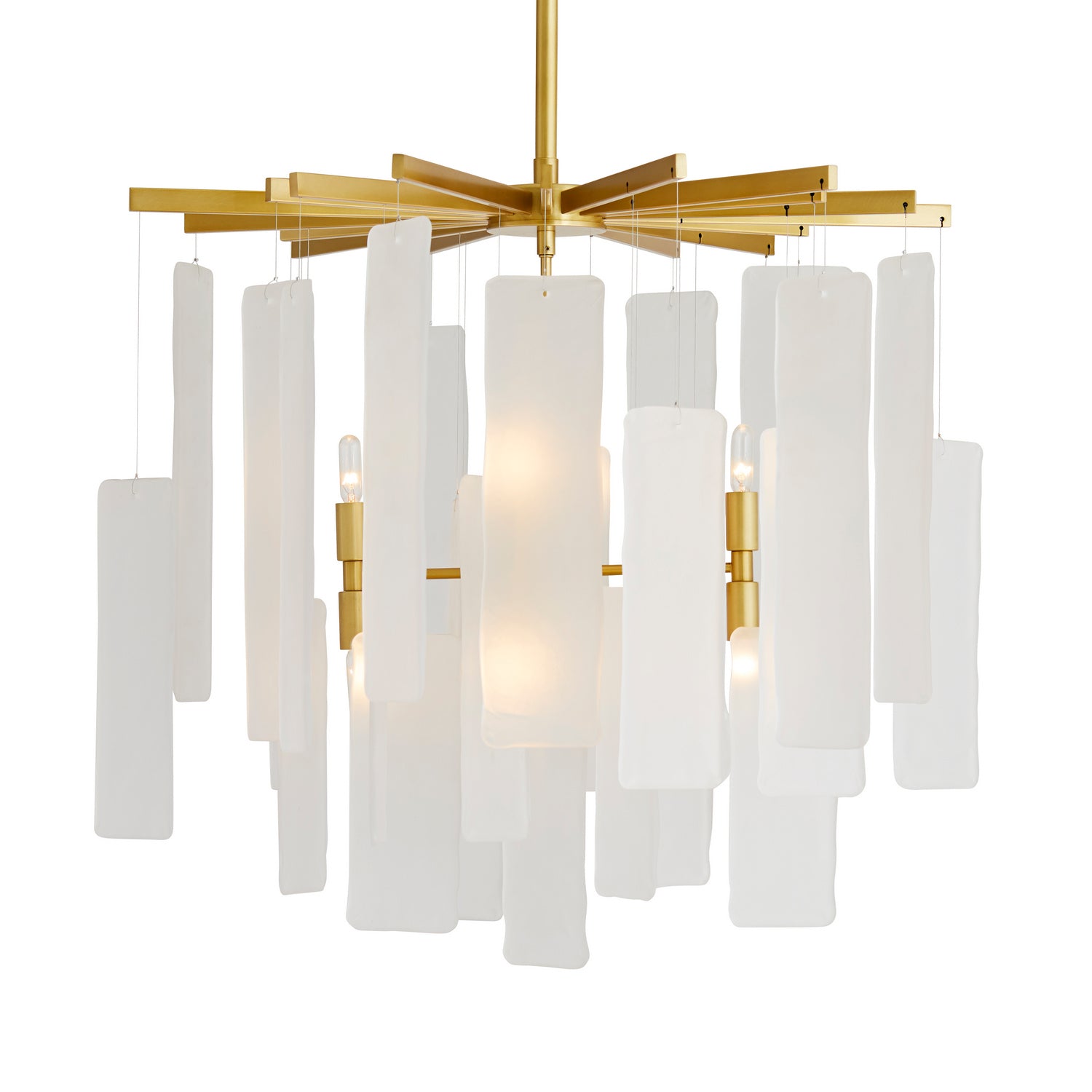 Eight Light Chandelier from the Harriet collection in Frosted finish