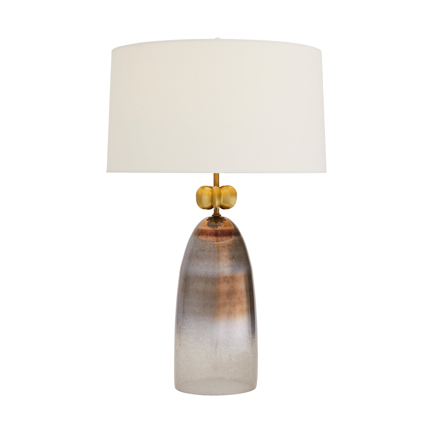 One Light Lamp from the Haley collection in Smoke Luster Ombre finish