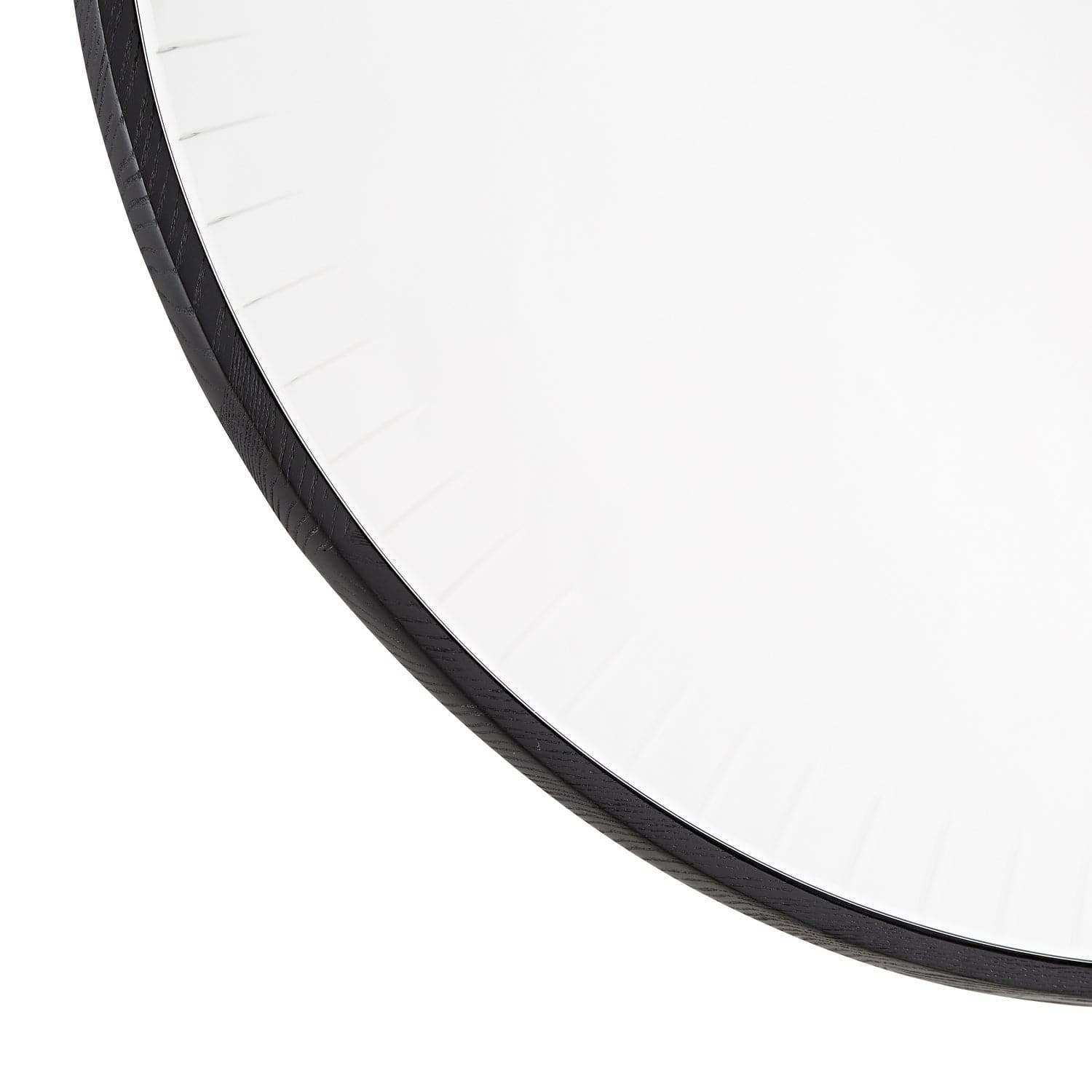 Mirror from the Cut collection in Black finish