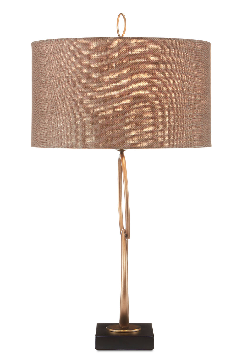 One Light Table Lamp from the Shelley collection in Antique Brass/Black finish