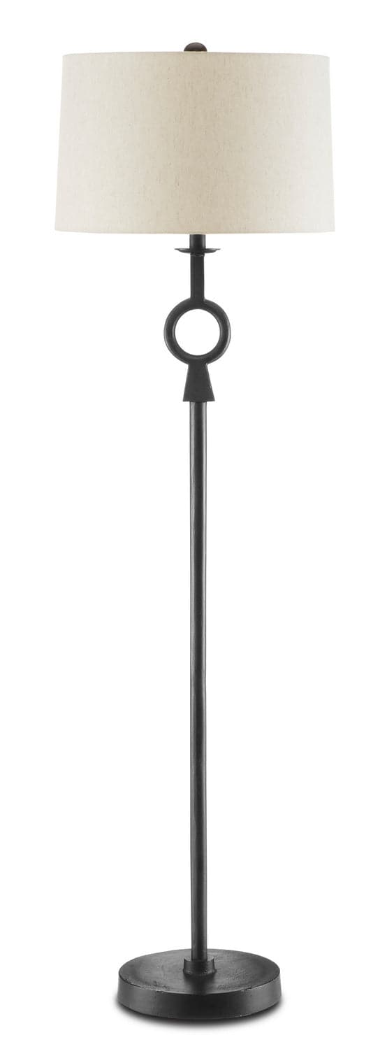 One Light Floor Lamp from the Germaine collection in Black finish