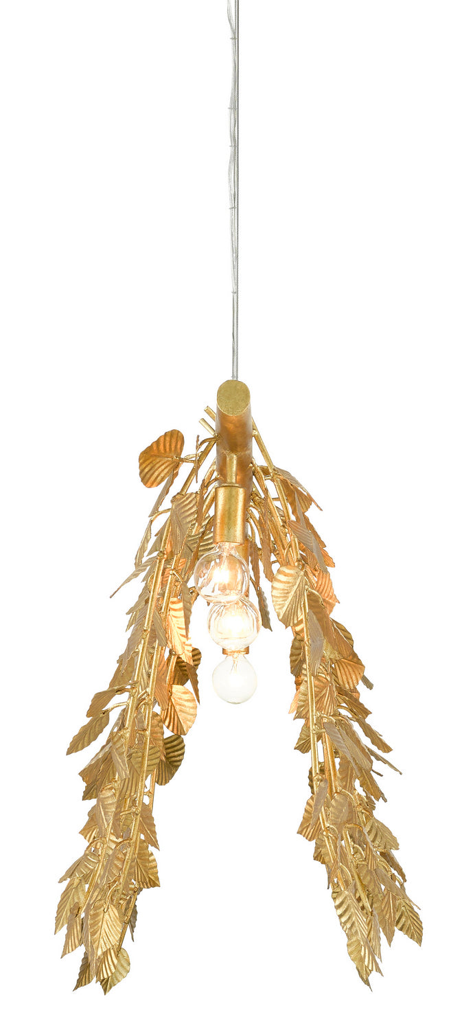 Five Light Chandelier from the Aviva Stanoff collection in Gold Leaf finish