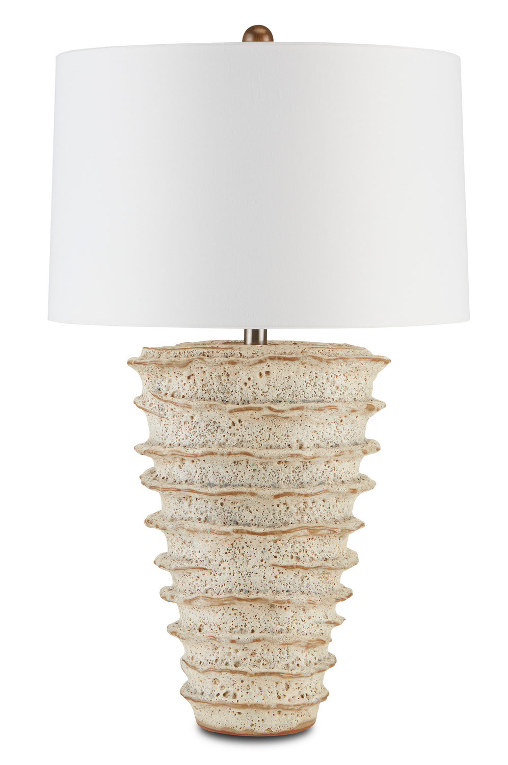 One Light Table Lamp from the Salima collection in White Moss finish