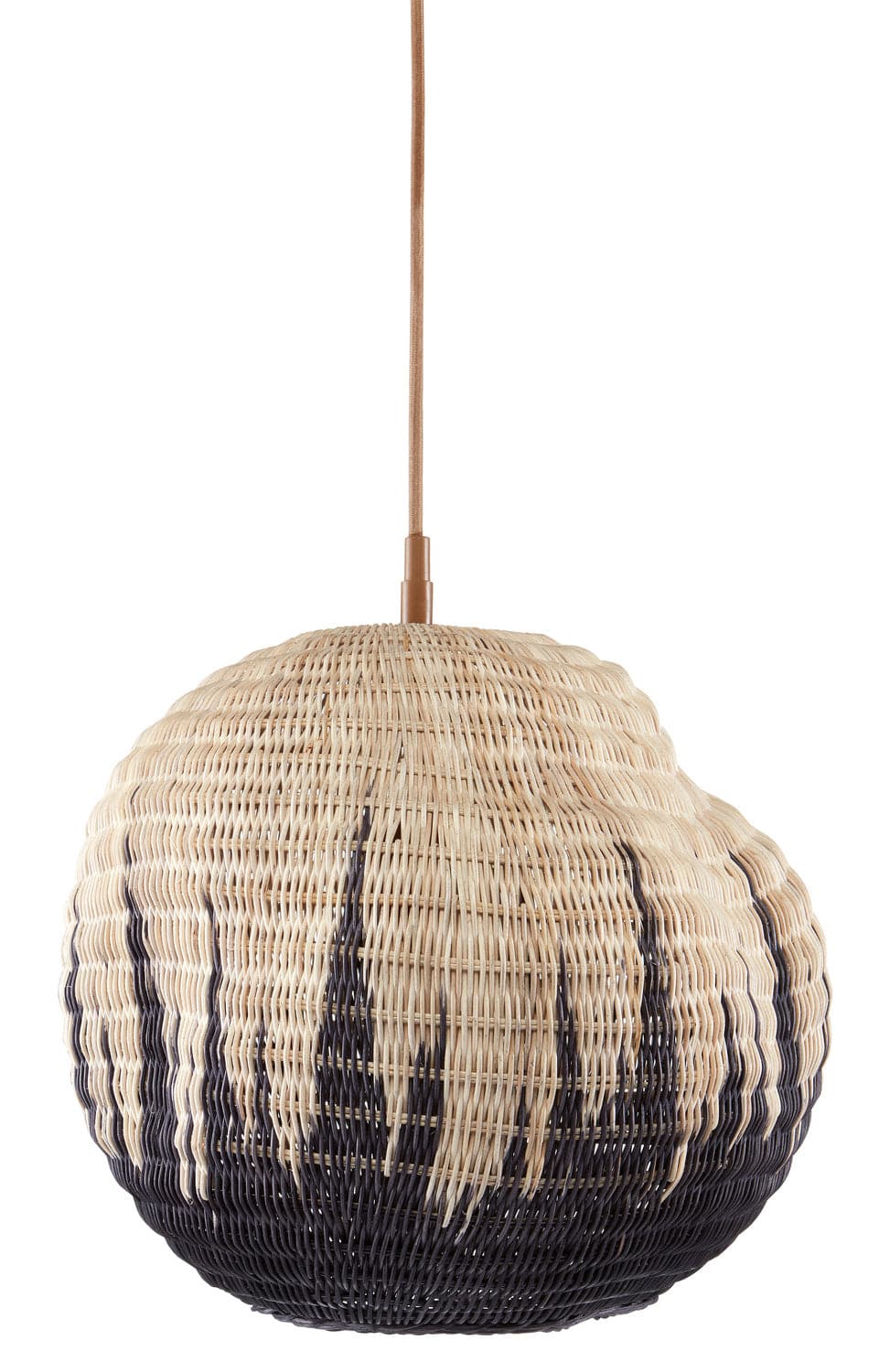 One Light Pendant from the Comme Des Paniers collection in Khaki/Black finish