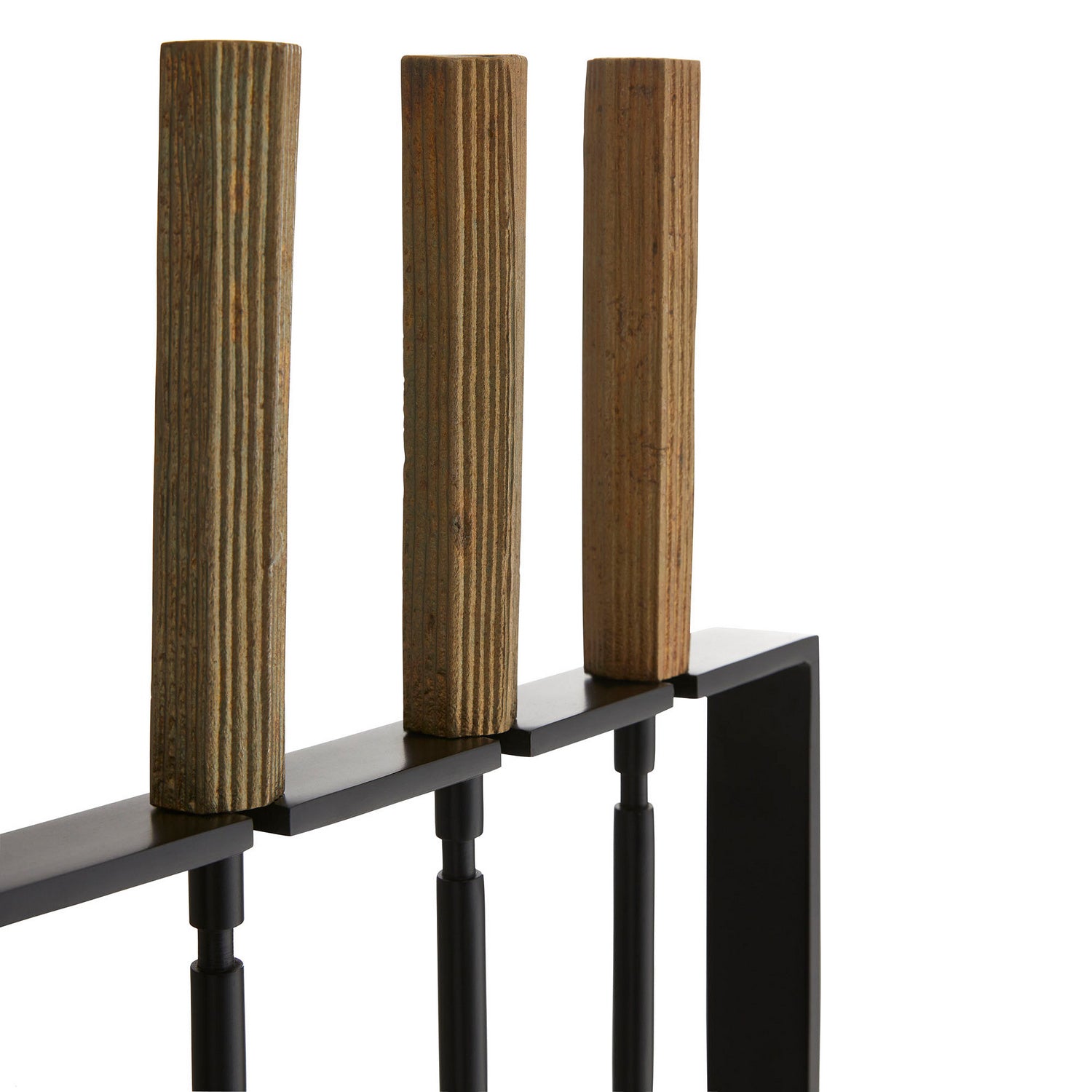 Fireplace Tool Set from the Landt collection in Blackened Iron finish