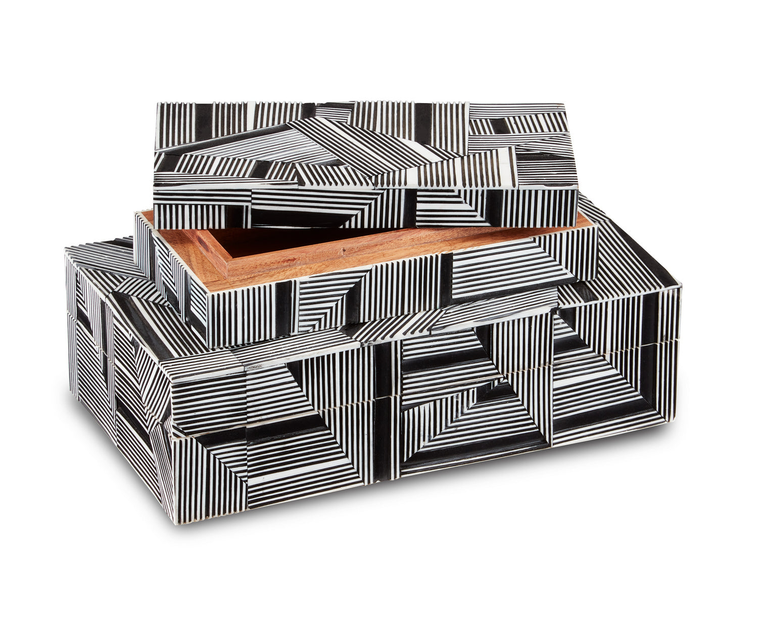 Box from the Cade collection in Black/White finish