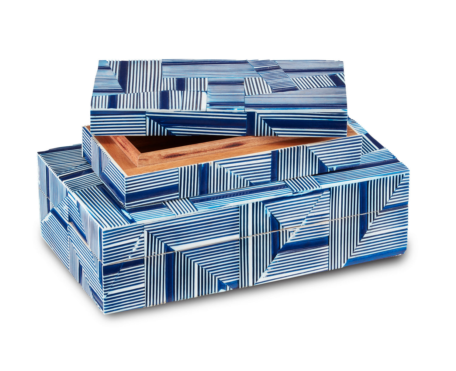 Box from the Cade collection in Blue/White finish