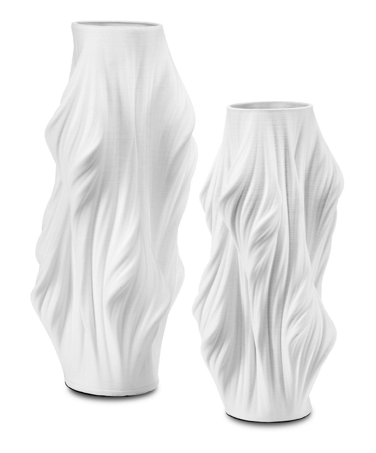 Vase from the Yin collection in White finish