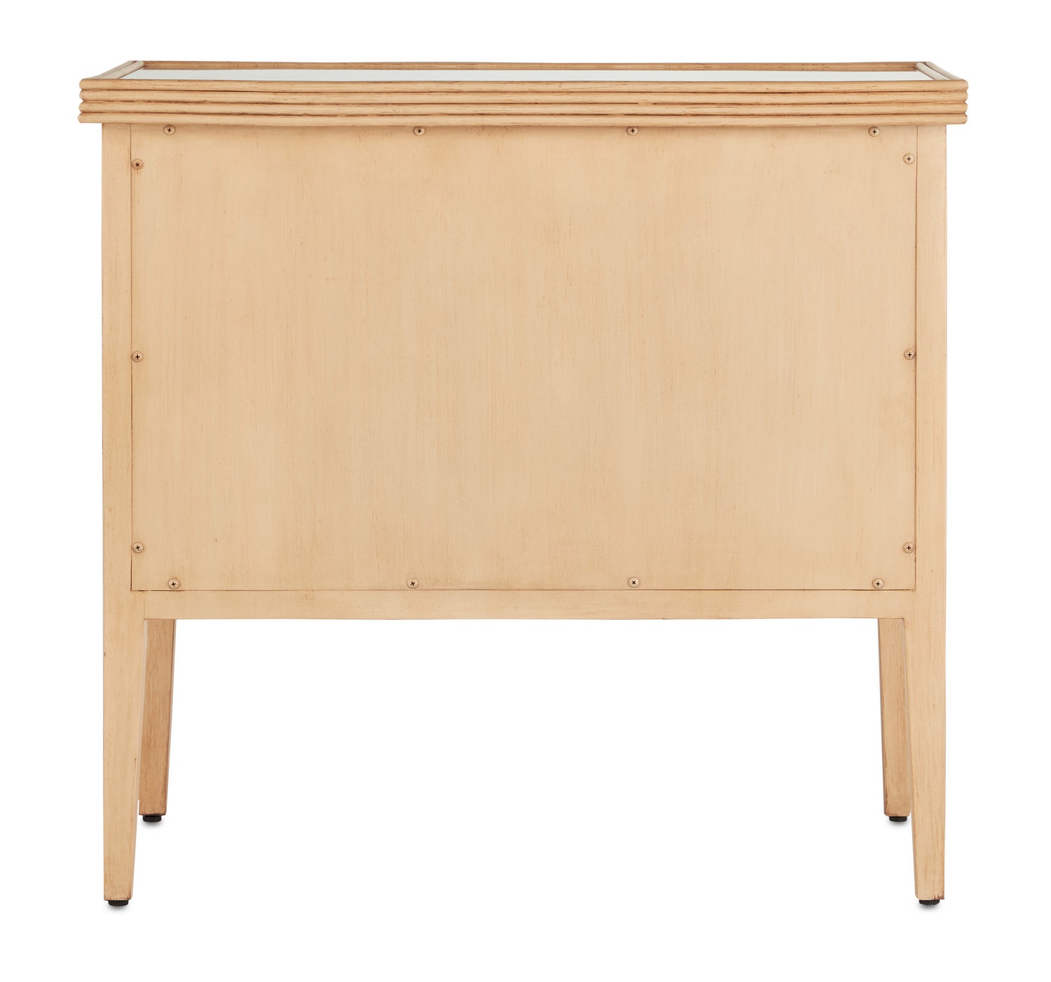 Chest from the Santos collection in Sea Sand/Brushed Brass finish