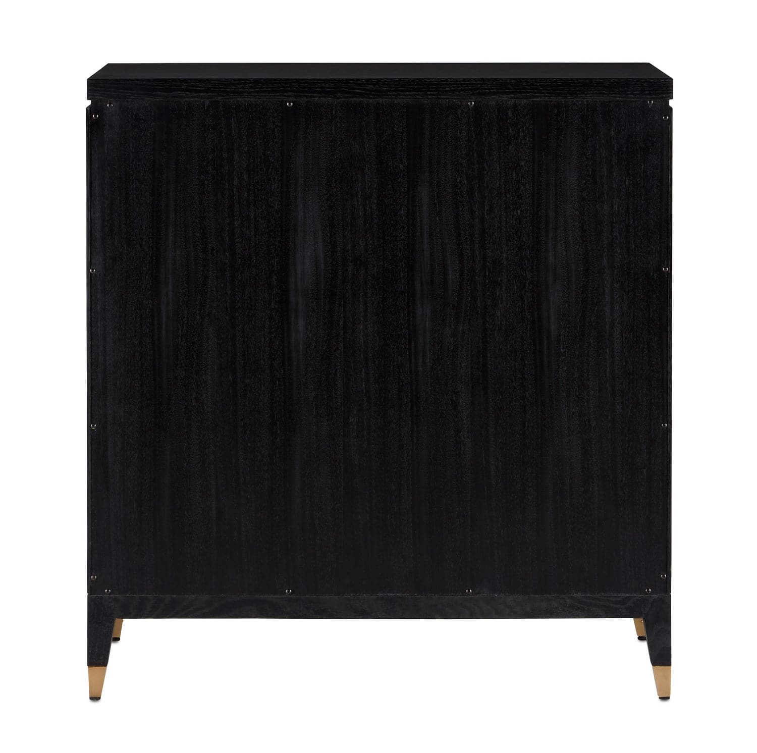 Bar Cabinet from the Sergio collection in Chestnut Burl/Black/Ash/Brass finish