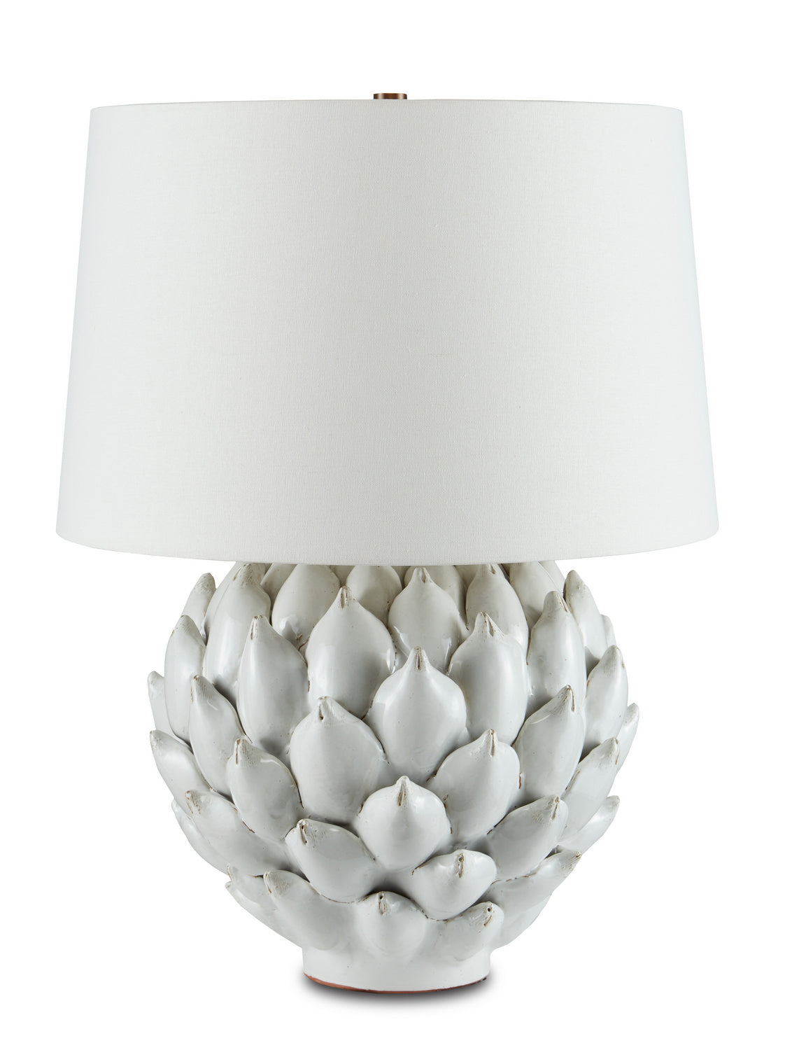 One Light Table Lamp from the Cynara collection in Antique White finish