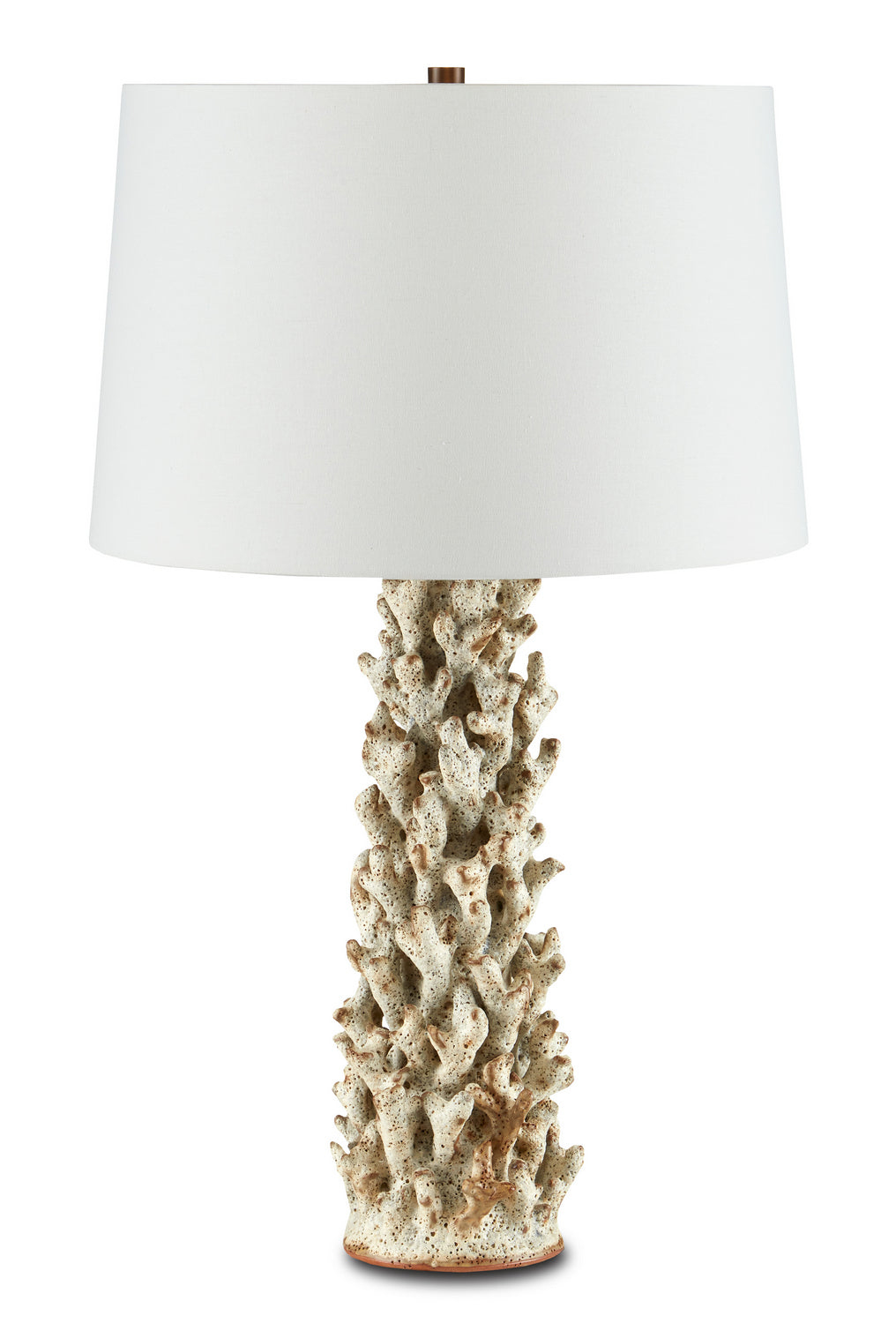 One Light Table Lamp from the Staghorn collection in Sunken White finish