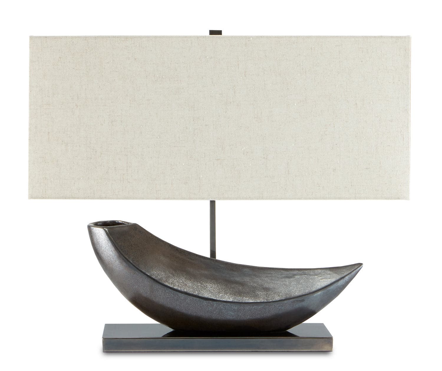 One Light Table Lamp from the Roman collection in Antique Nickel finish