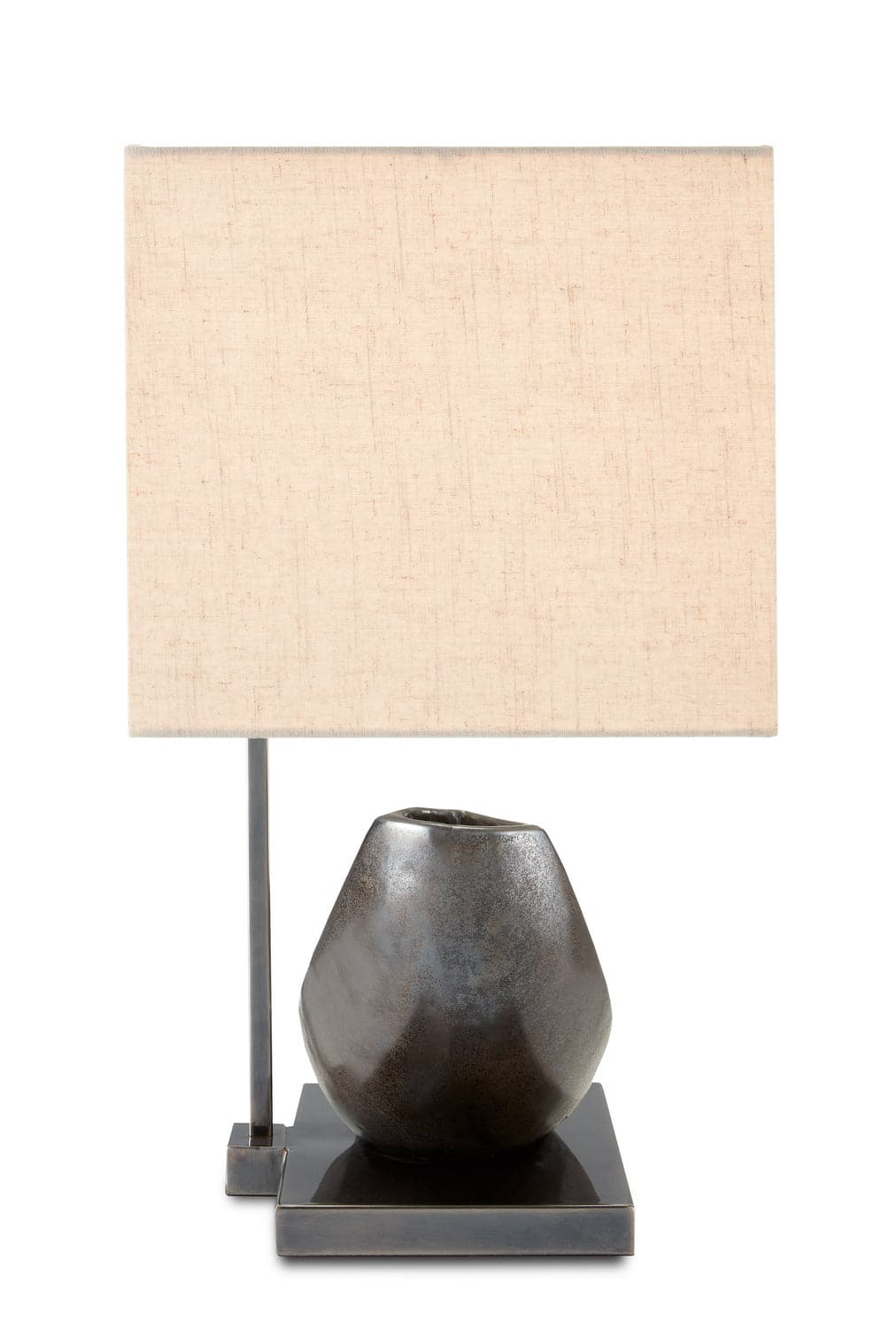 One Light Table Lamp from the Roman collection in Antique Nickel finish