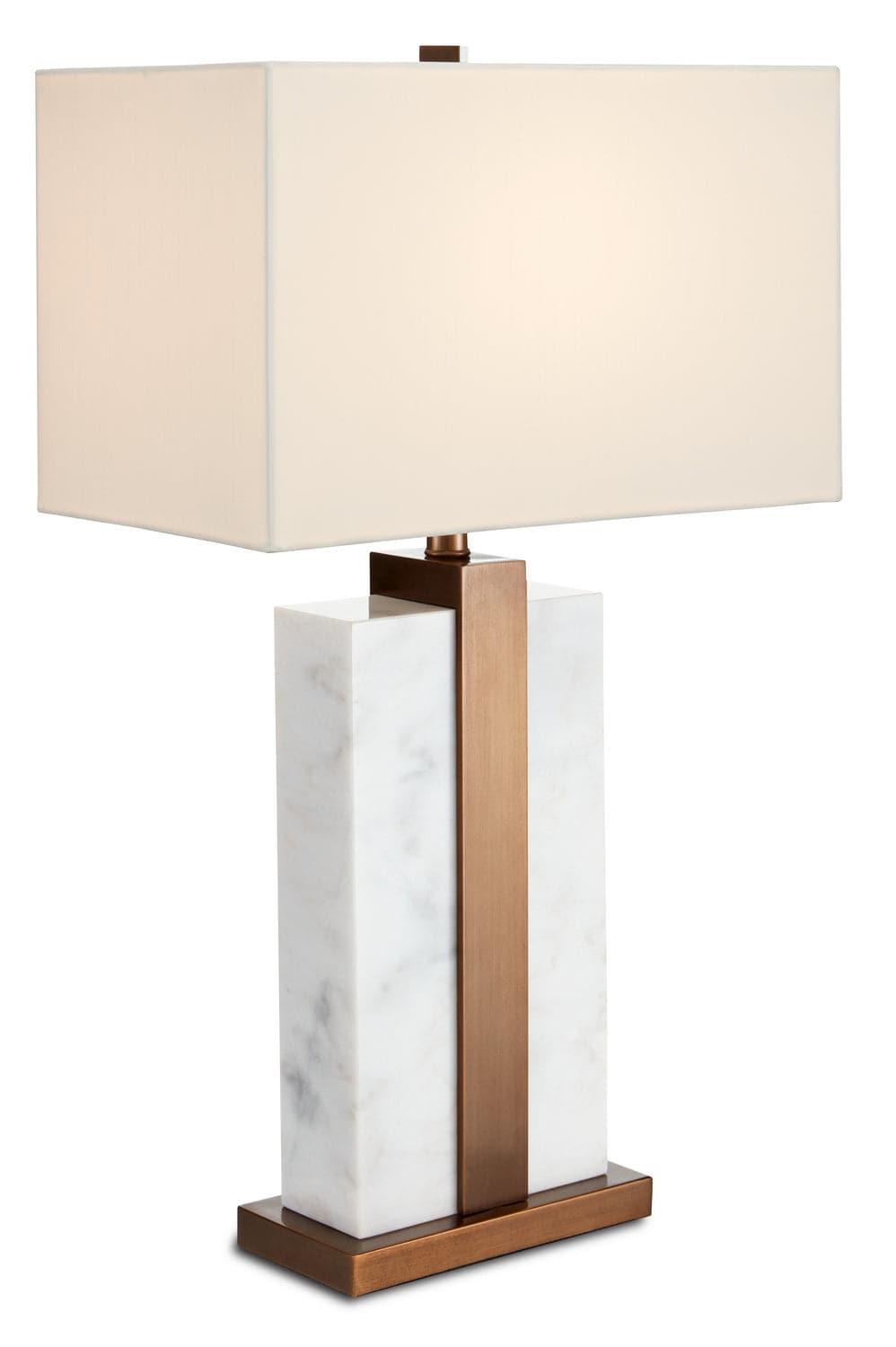 One Light Table Lamp from the Catriona collection in Natural/Antique Brass finish