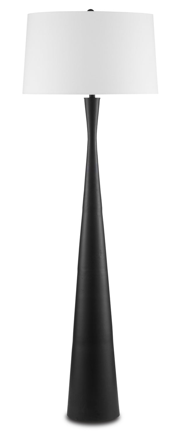 One Light Floor Lamp from the Montenegro collection in Matte Black finish