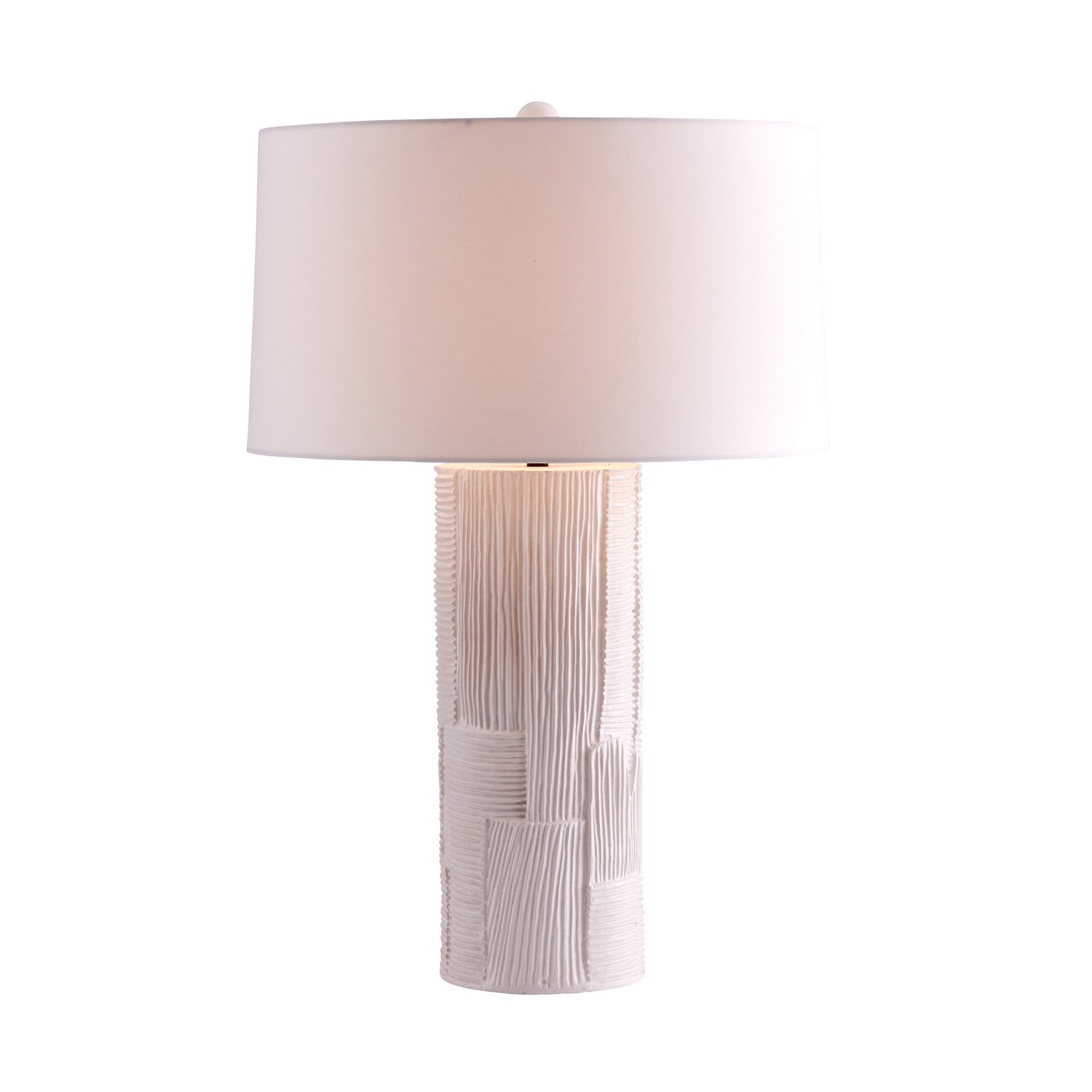 One Light Table Lamp from the Modesto collection in Matte Cream finish