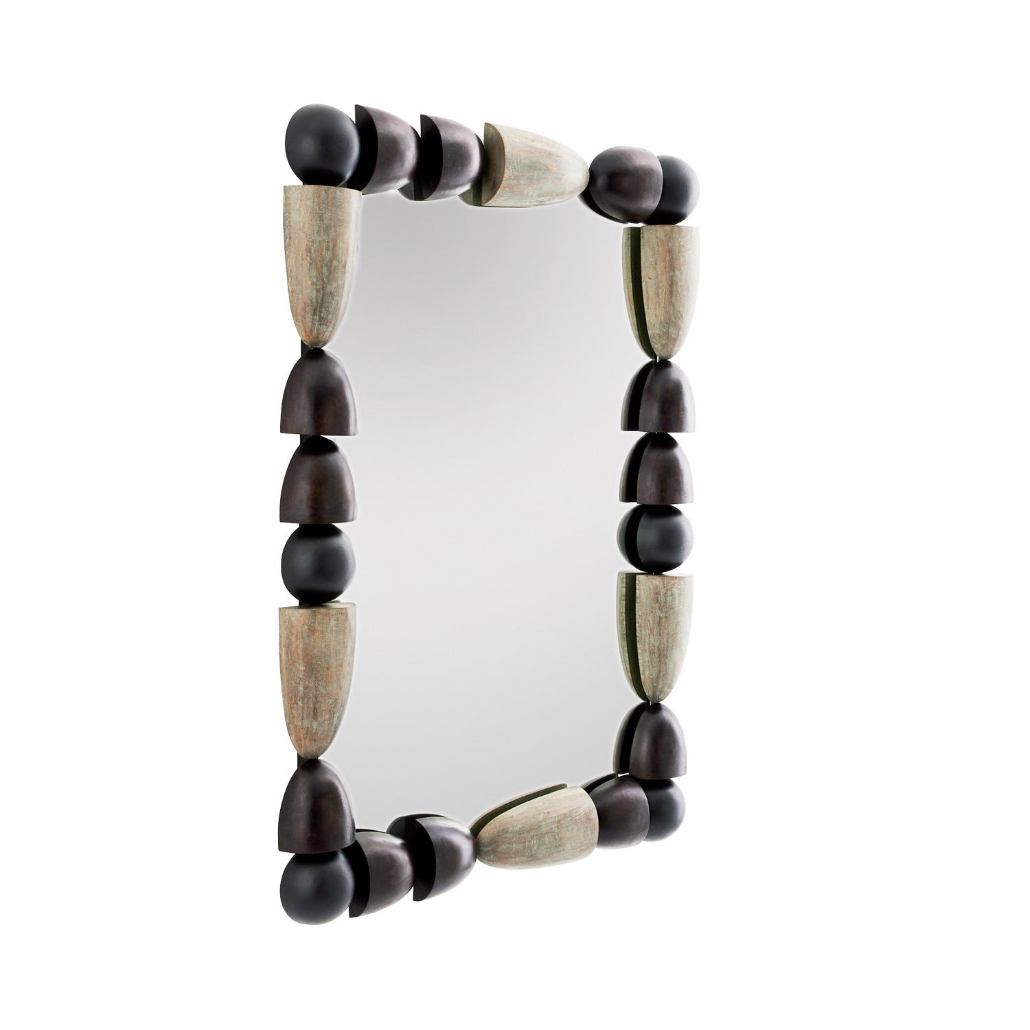 Mirror from the Montego collection in Gray Wash finish