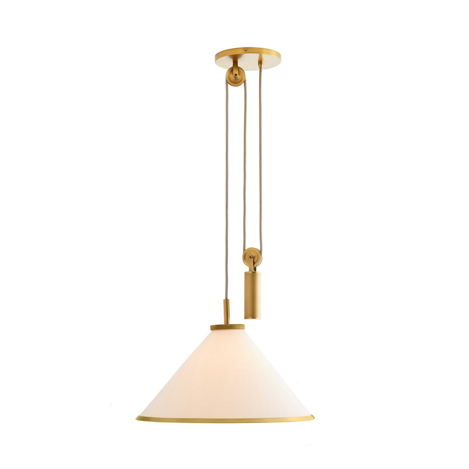 One Light Pendant from the Norfolk collection in White finish