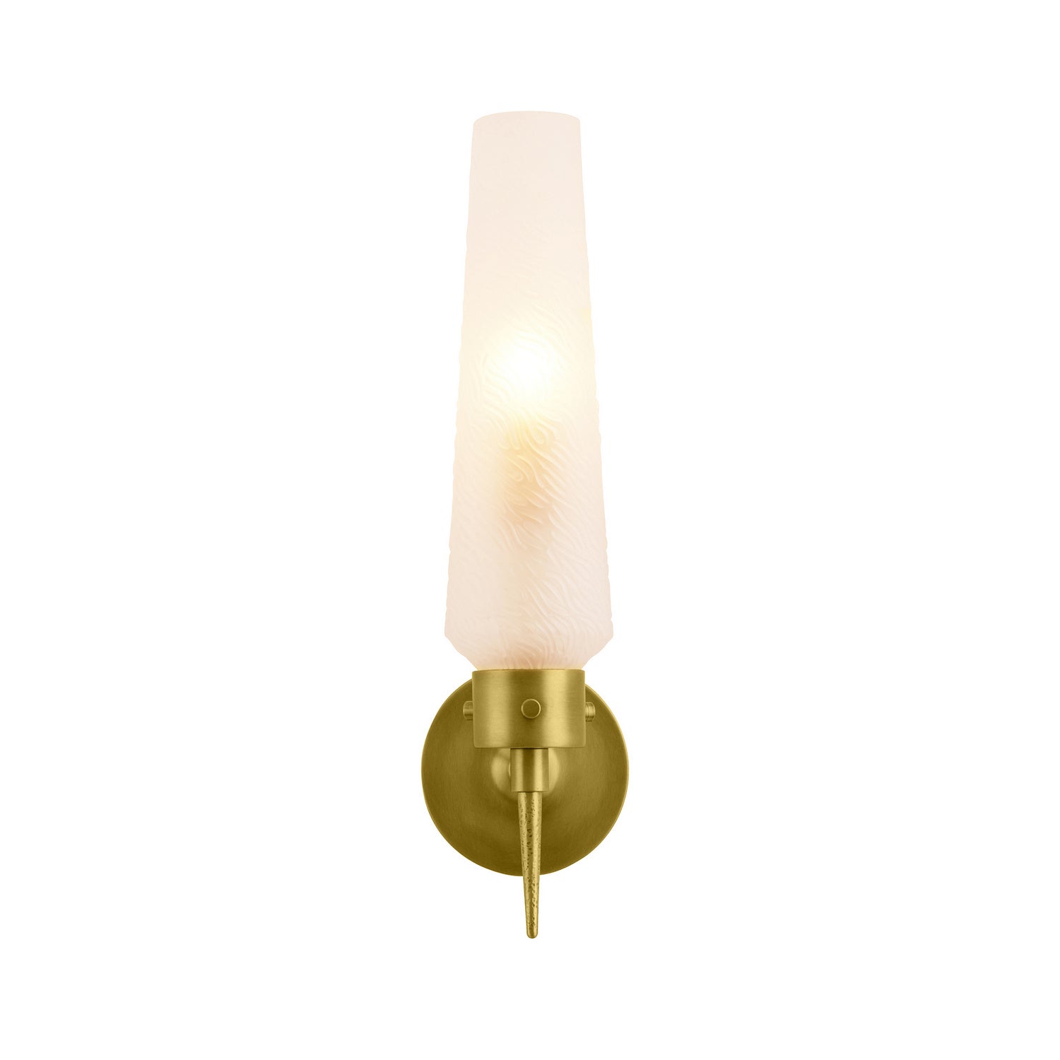 One Light Wall Sconce from the Omaha collection in Antique Brass finish
