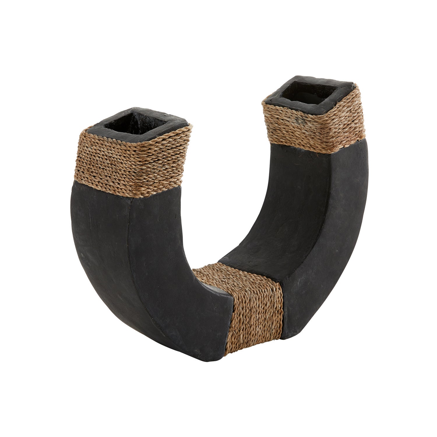 Sculptures, Set of 2 from the Nesbit collection in Matte Charcoal finish