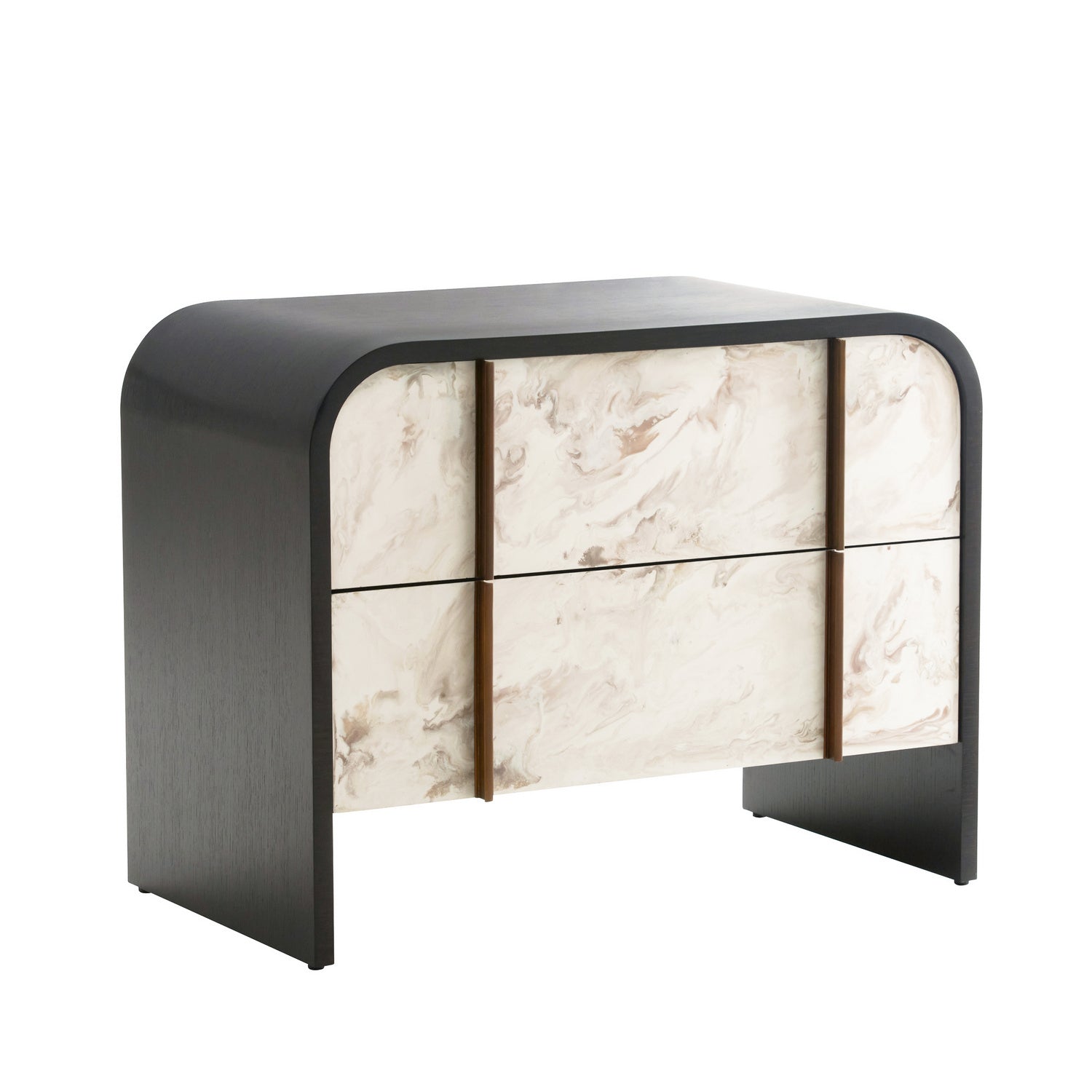 End Table from the Moira collection in Ebony finish